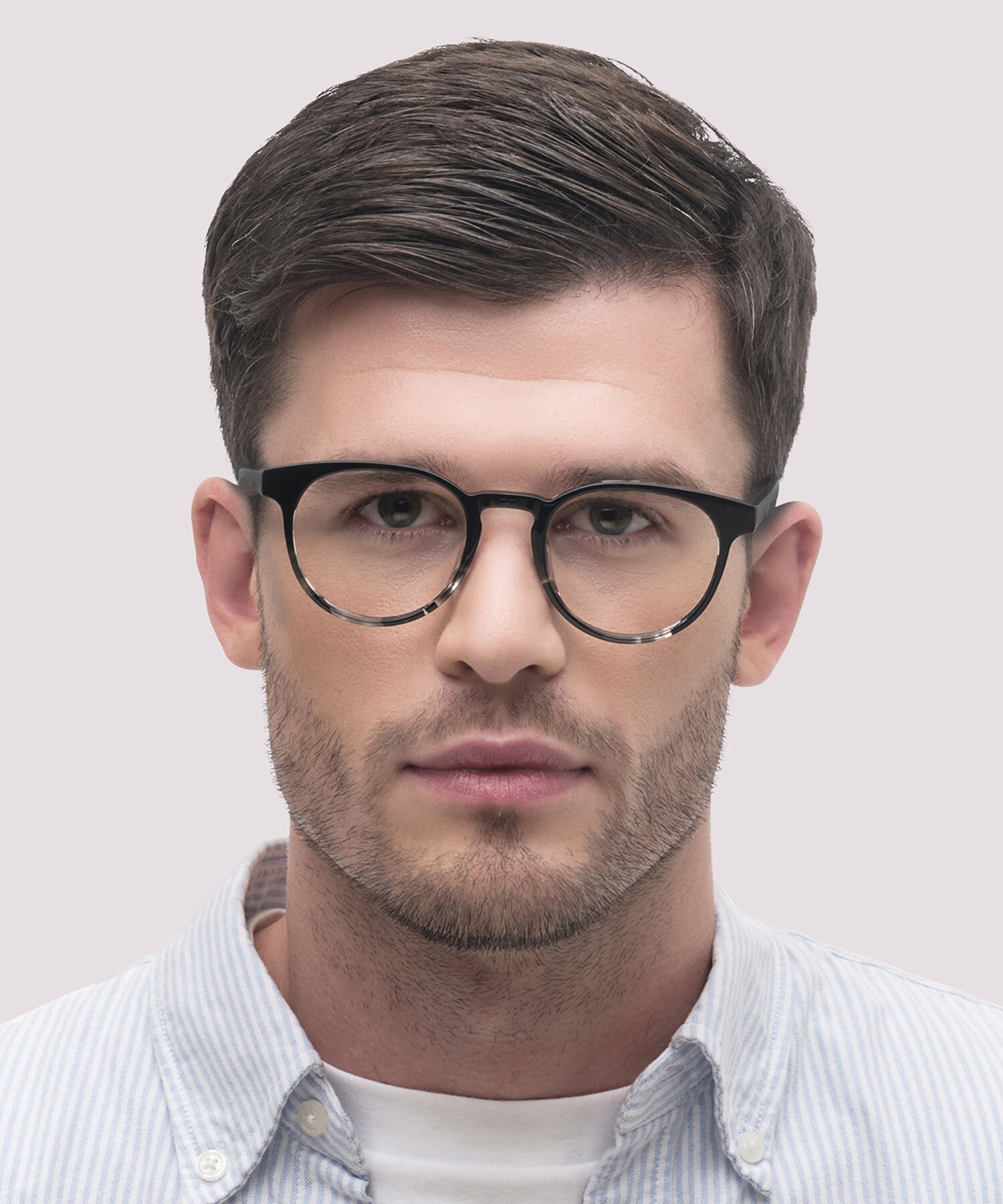 ZEROSEVEN Black AcetateEyeglass Frames for Men for Glasses Direct