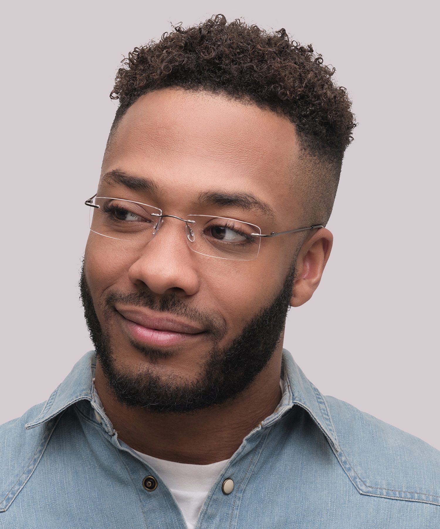 Remy Silver MetalEyeglass Frames for Men for Glasses Direct