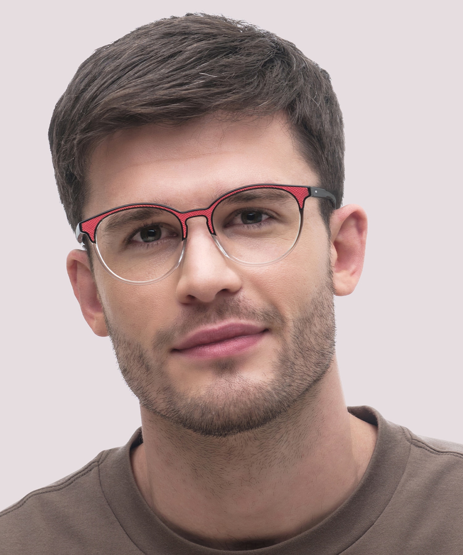 Harrow Red AcetateEyeglass Frames for Men for Glasses Direct
