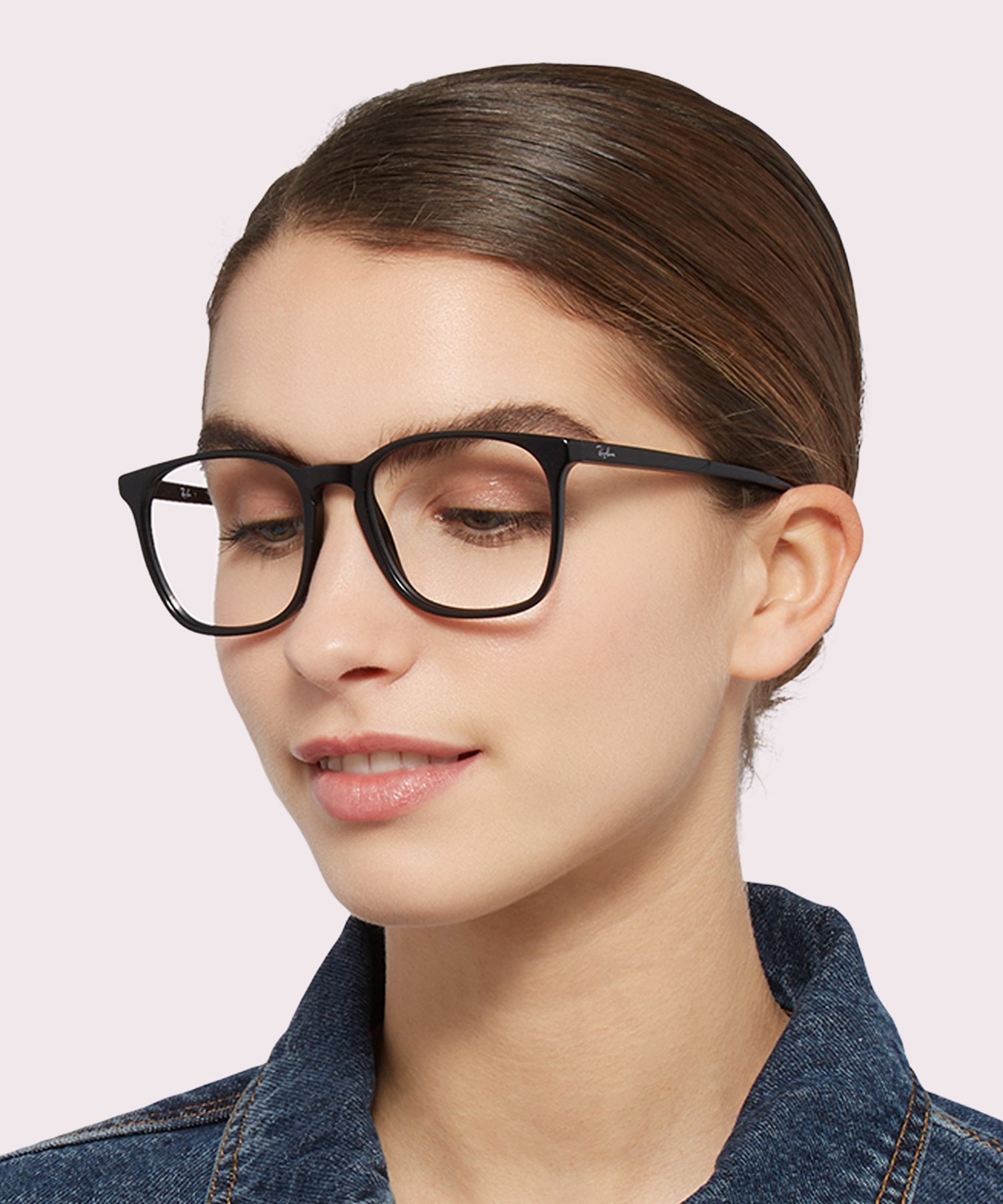 RB5387 Optics Black AcetateEyeglass Frames for Women for Glasses Direct