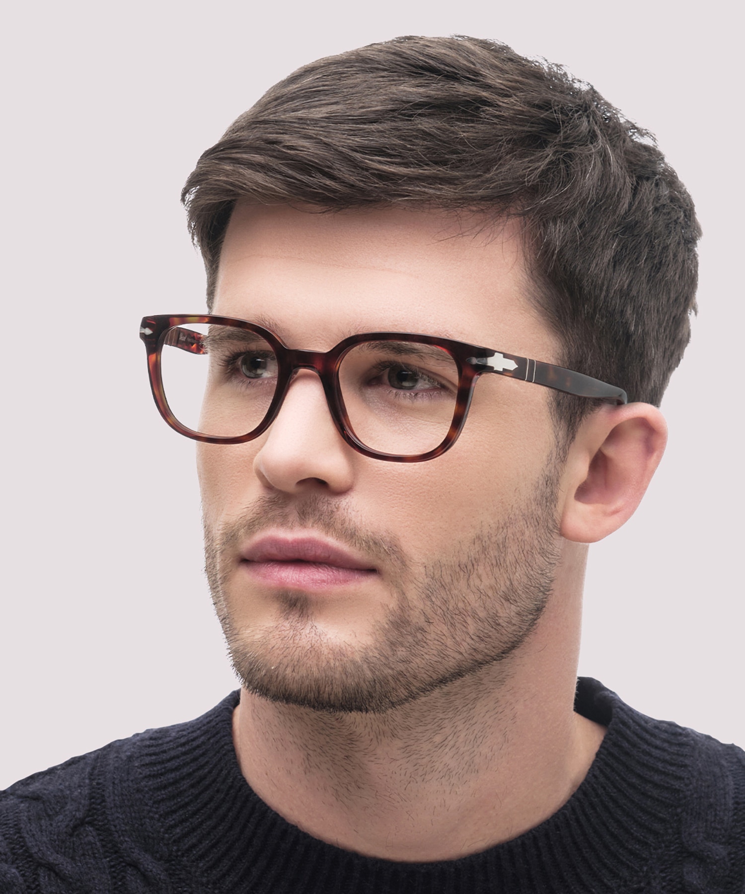 PO3263V Havana AcetateEyeglass Frames for Men for Glasses Direct