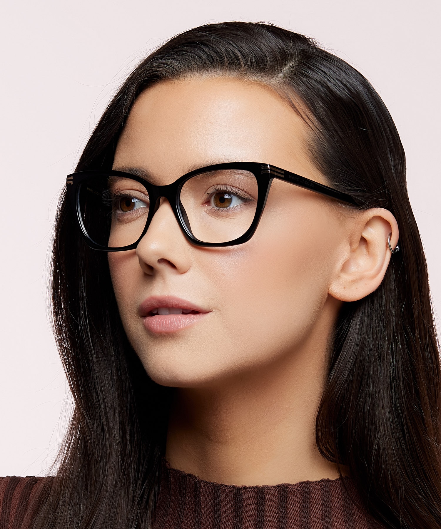 MJ 1096 Black AcetateSunglass Frames for Women for Glasses Direct