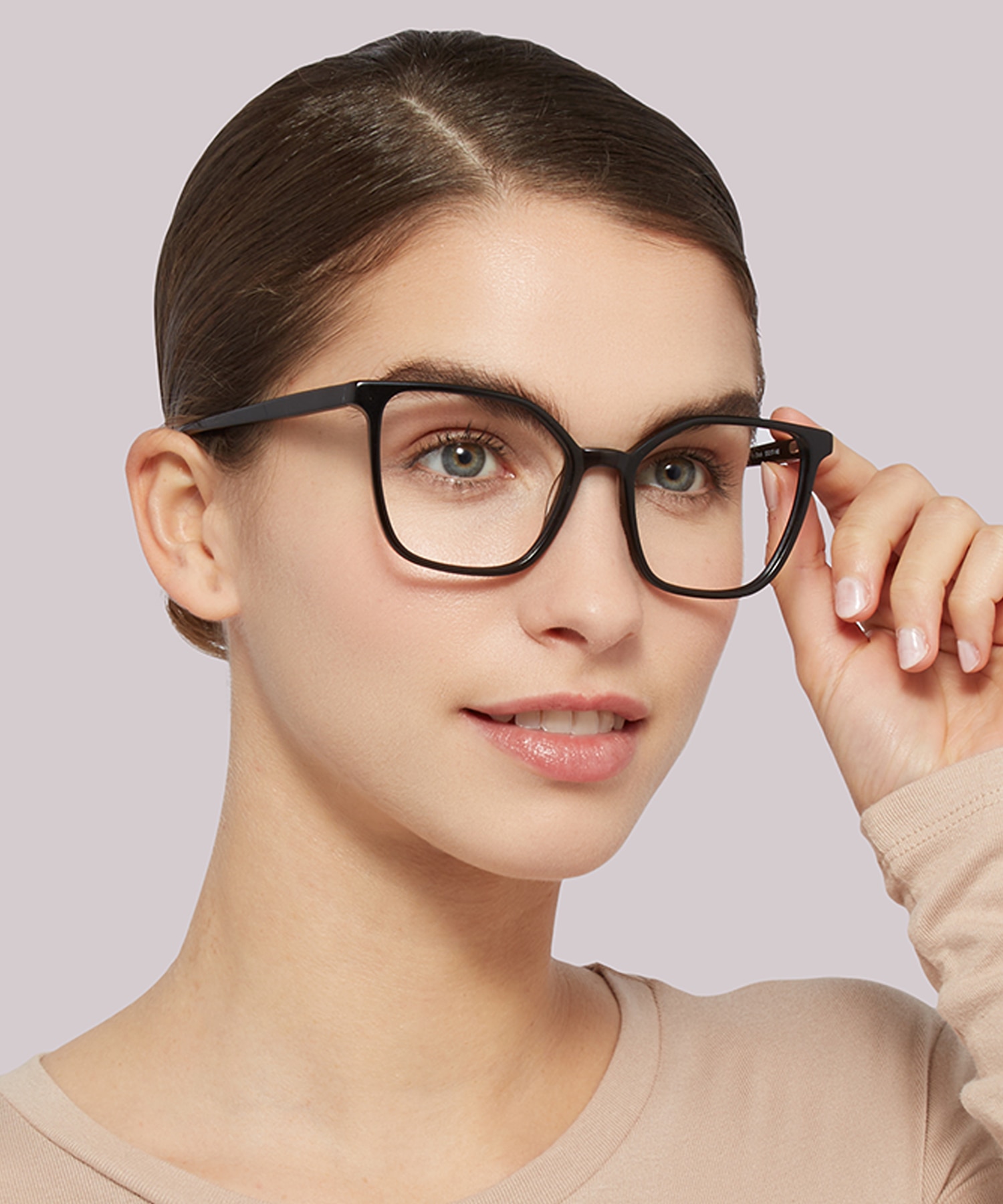 Ivy Black AcetateEyeglass Frames for Women for Glasses Direct