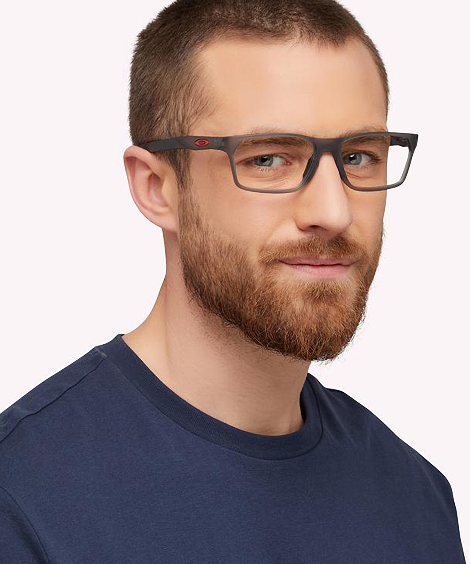 Hex Jector Satin Grey Smoke PlasticEyeglass Frames for Men for Glasses Direct