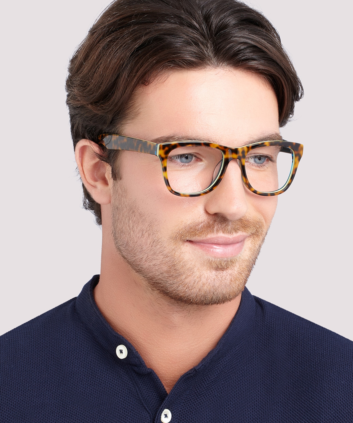 Festival Tortoise Teal AcetateEyeglass Frames for Men for Glasses Direct