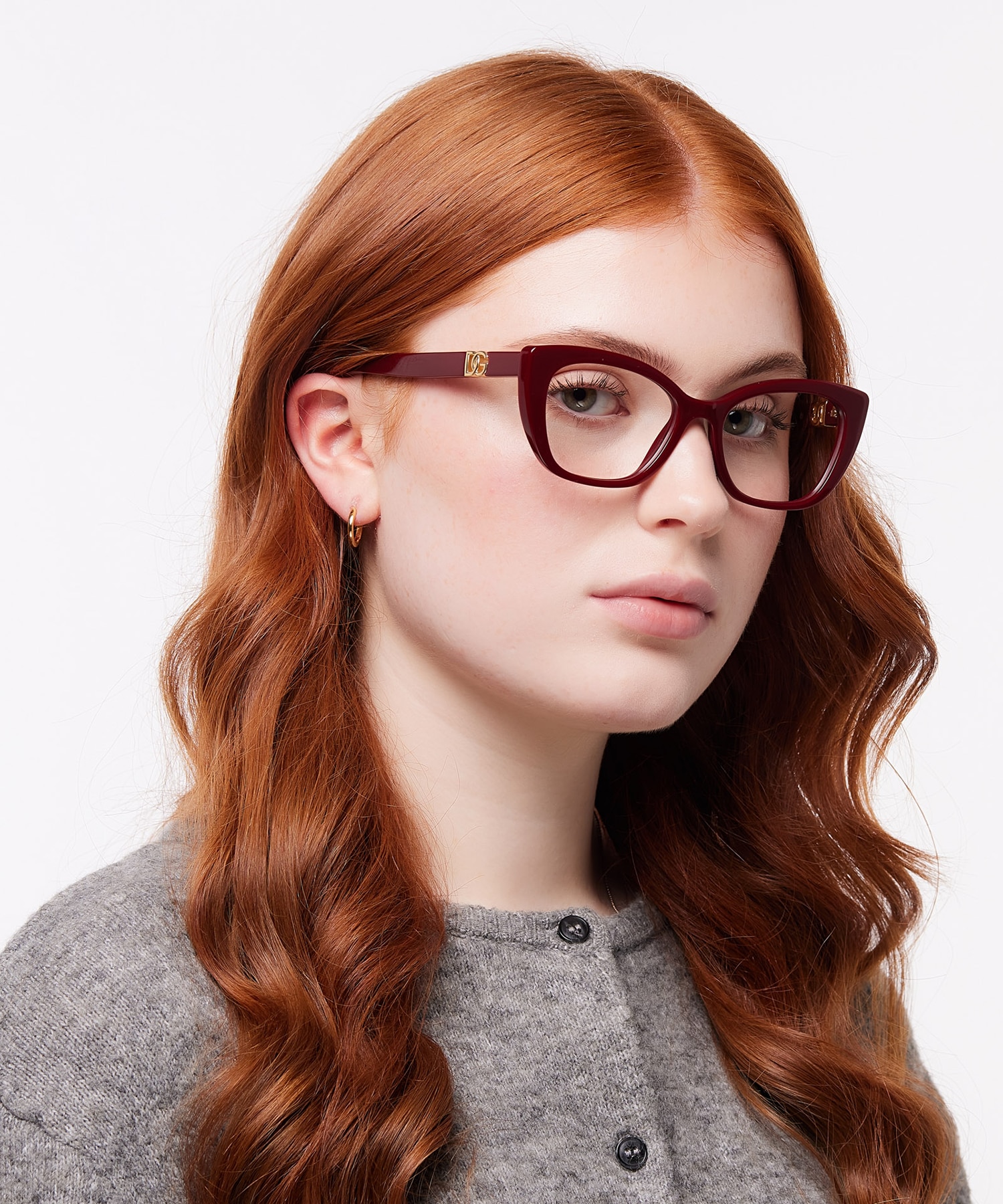 DG3398 Bordeaux AcetateEyeglass Frames for Women for Glasses Direct