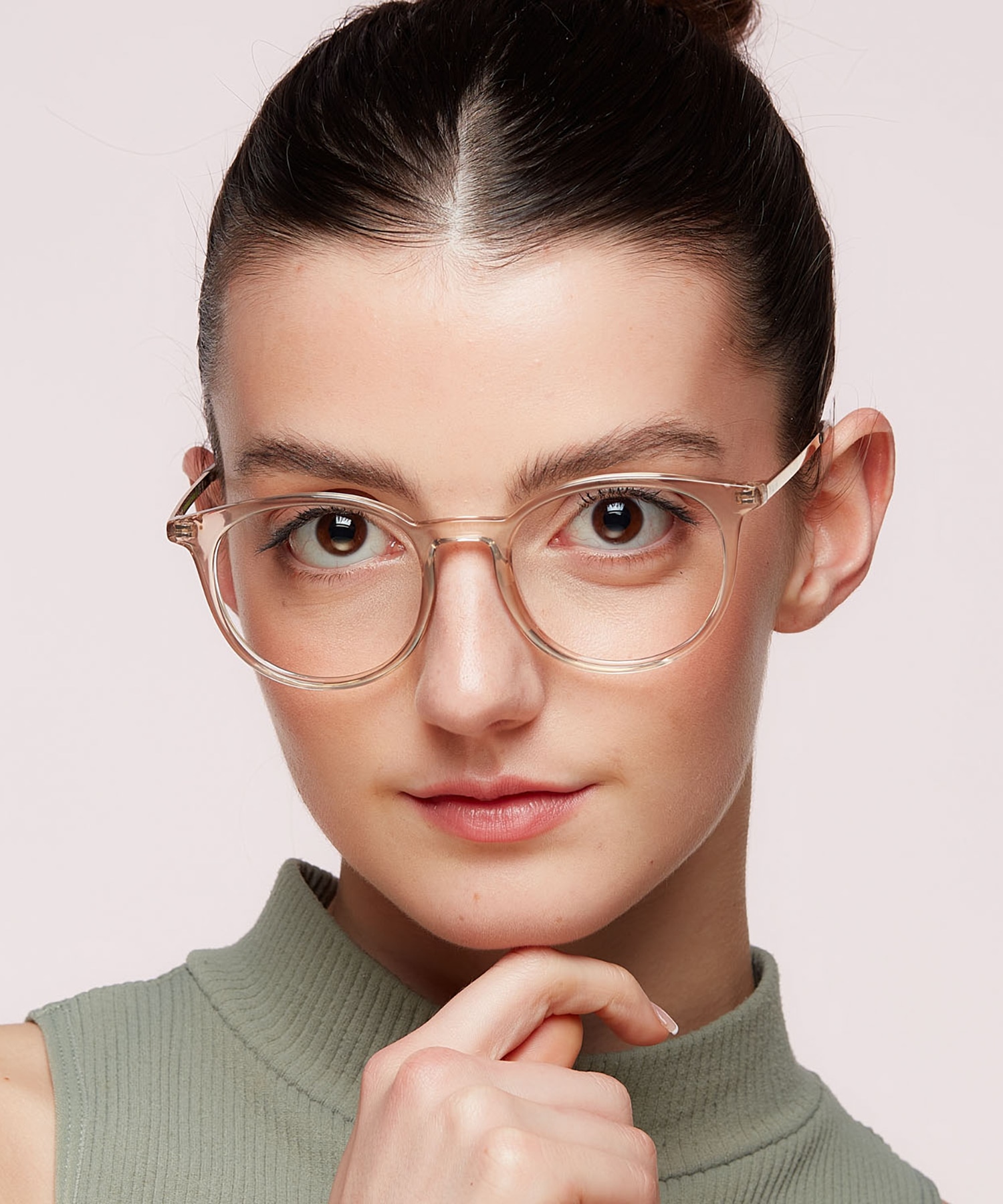 PLD D496 Yellow PlasticEyeglass Frames for Women for Glasses Direct