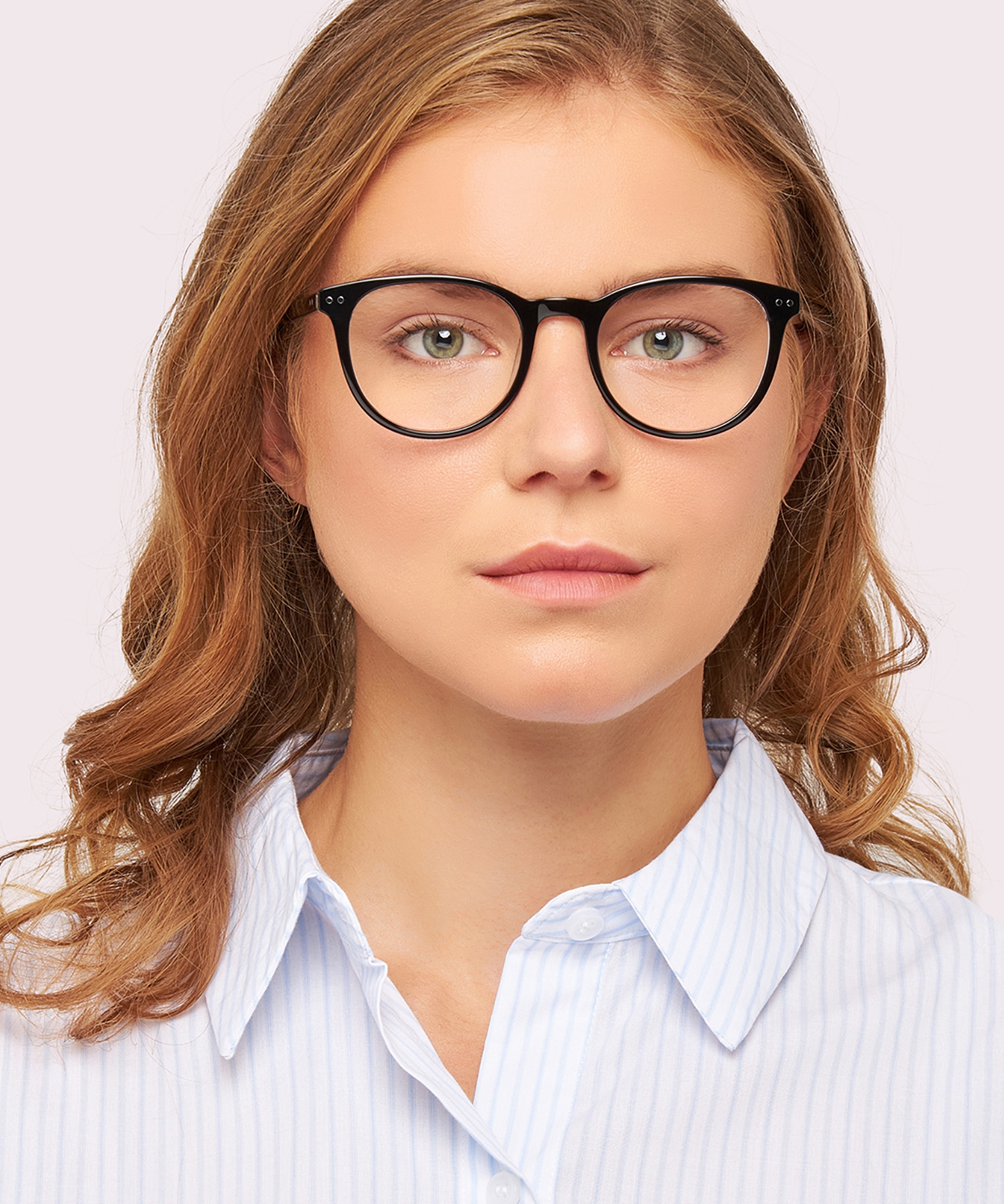 Dallas Shiny Black Crystal AcetateEyeglass Frames for Women for Glasses Direct