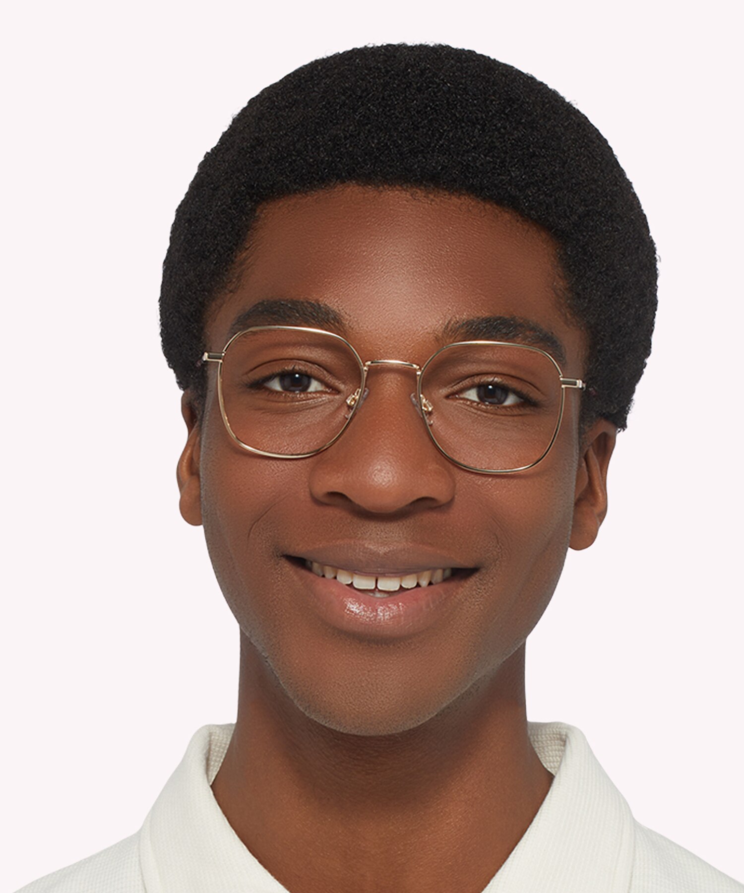 TJ 0091 Gold MetalEyeglass Frames for Men for Glasses Direct