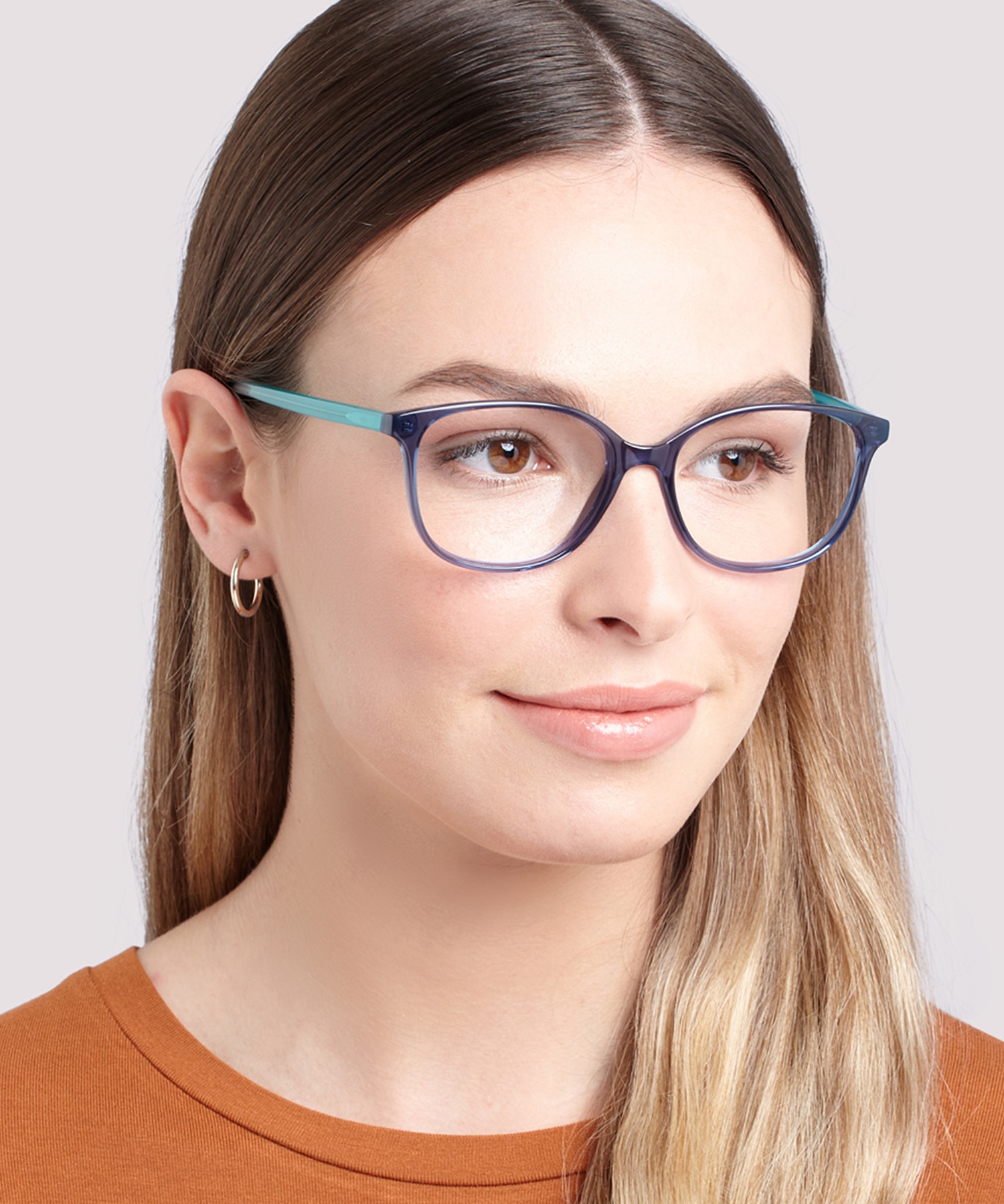 Alora Blue AcetateEyeglass Frames for Women for Glasses Direct