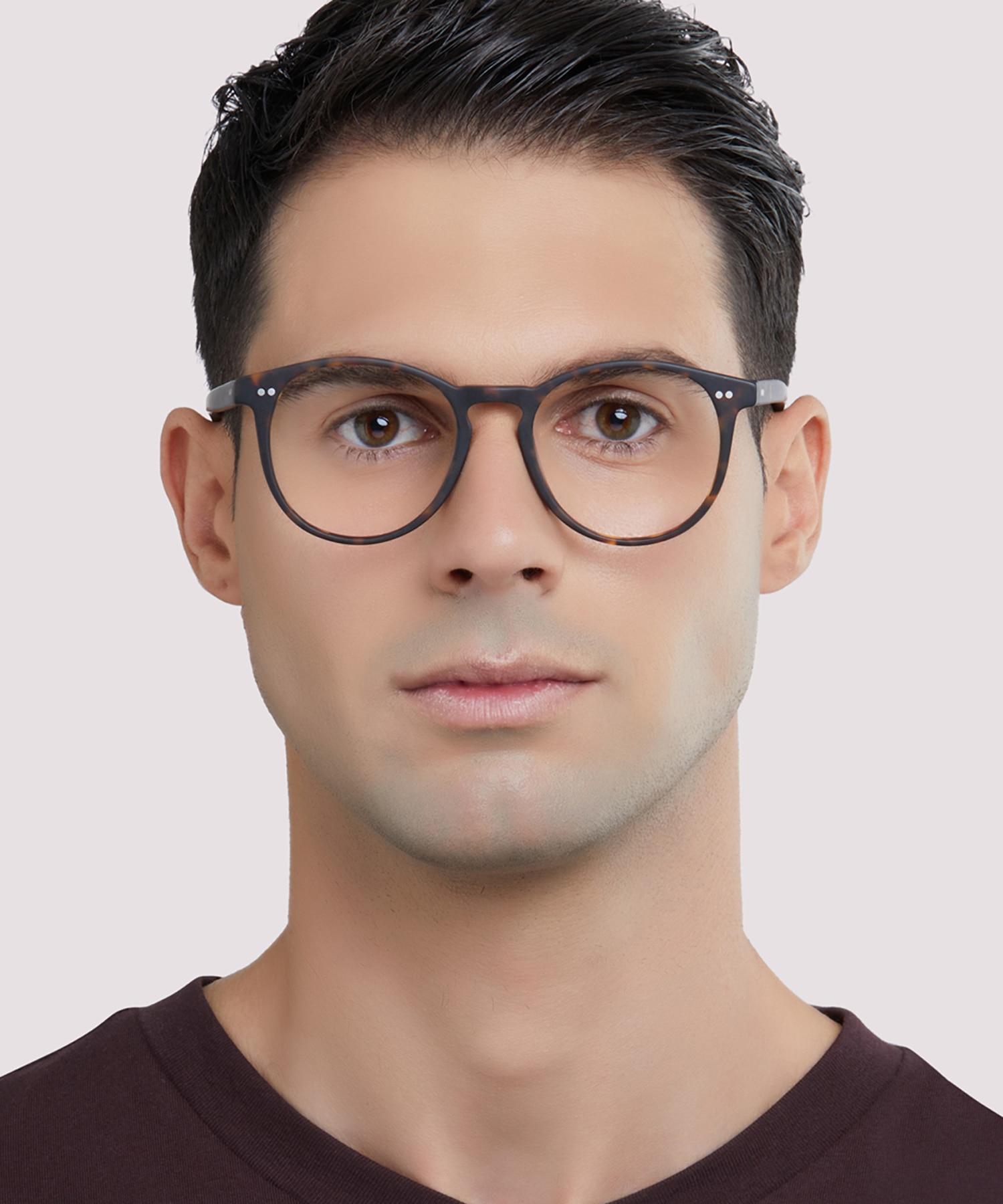 Logan 2 Matte Tortoise AcetateEyeglass Frames for Men for Glasses Direct