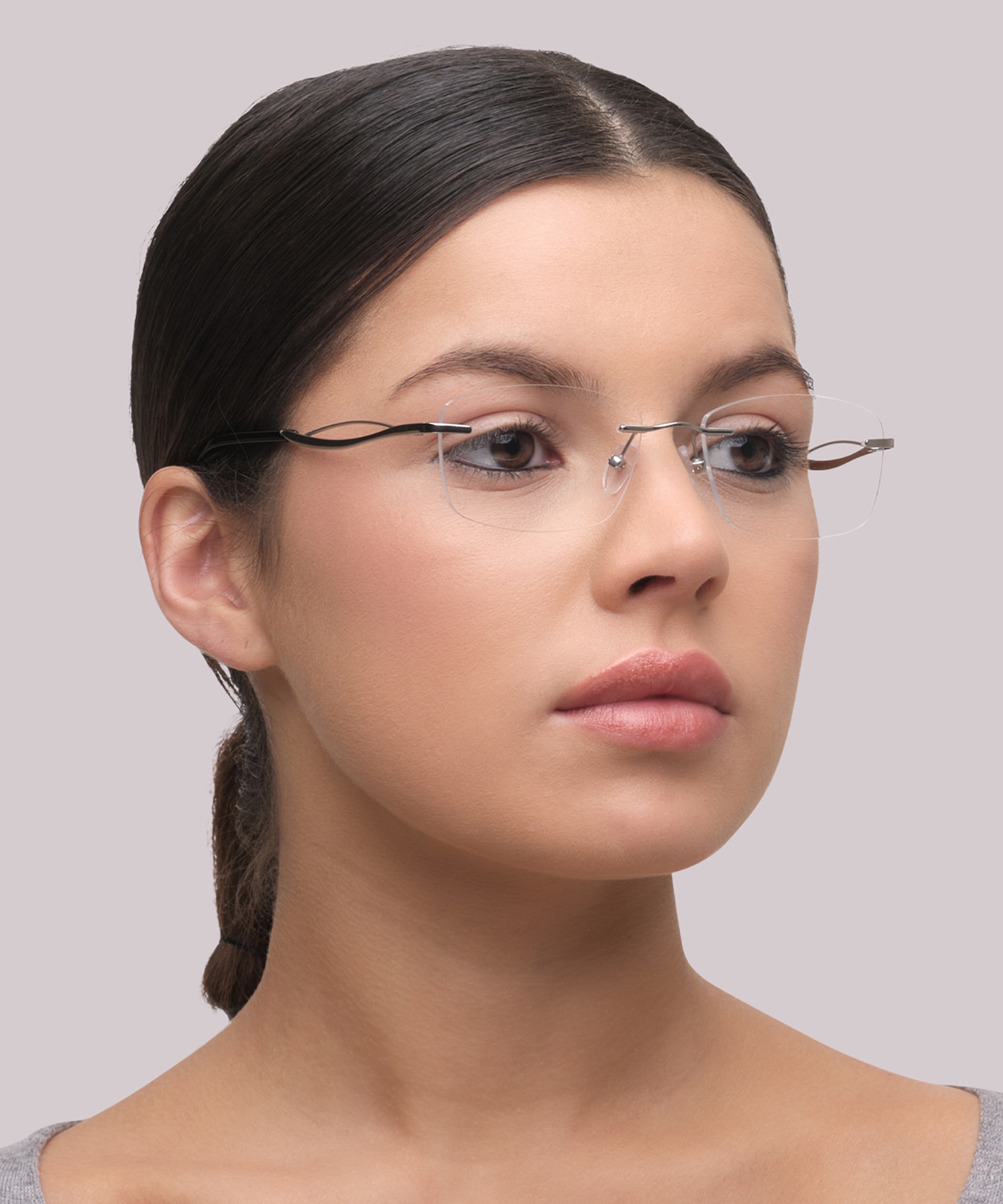 August Silver MetalEyeglass Frames for Women for Glasses Direct