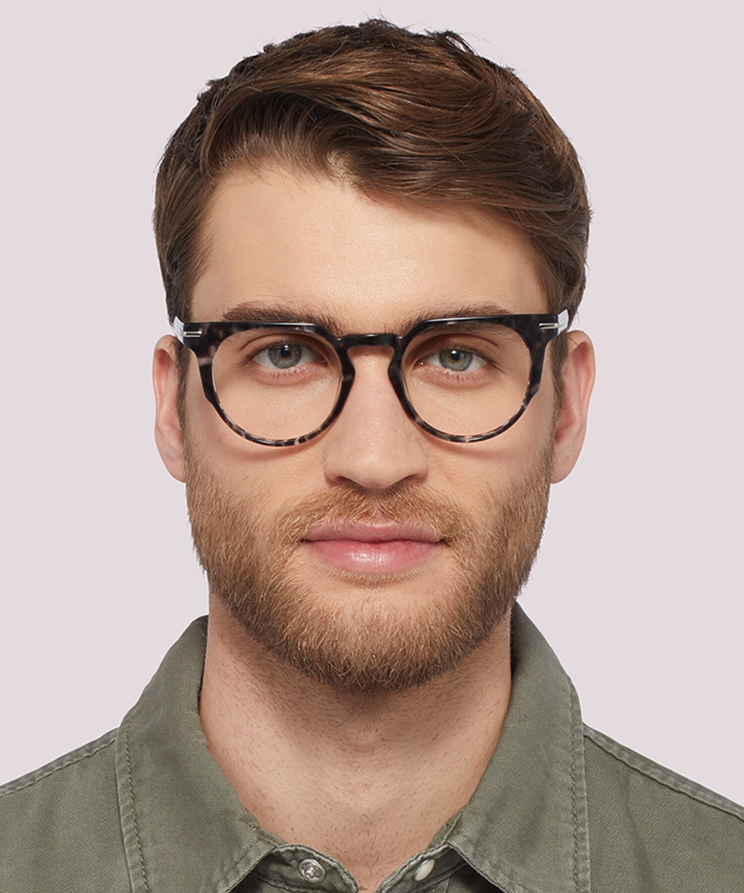 Goldhawk Grey Havana AcetateEyeglass Frames for Men for Glasses Direct