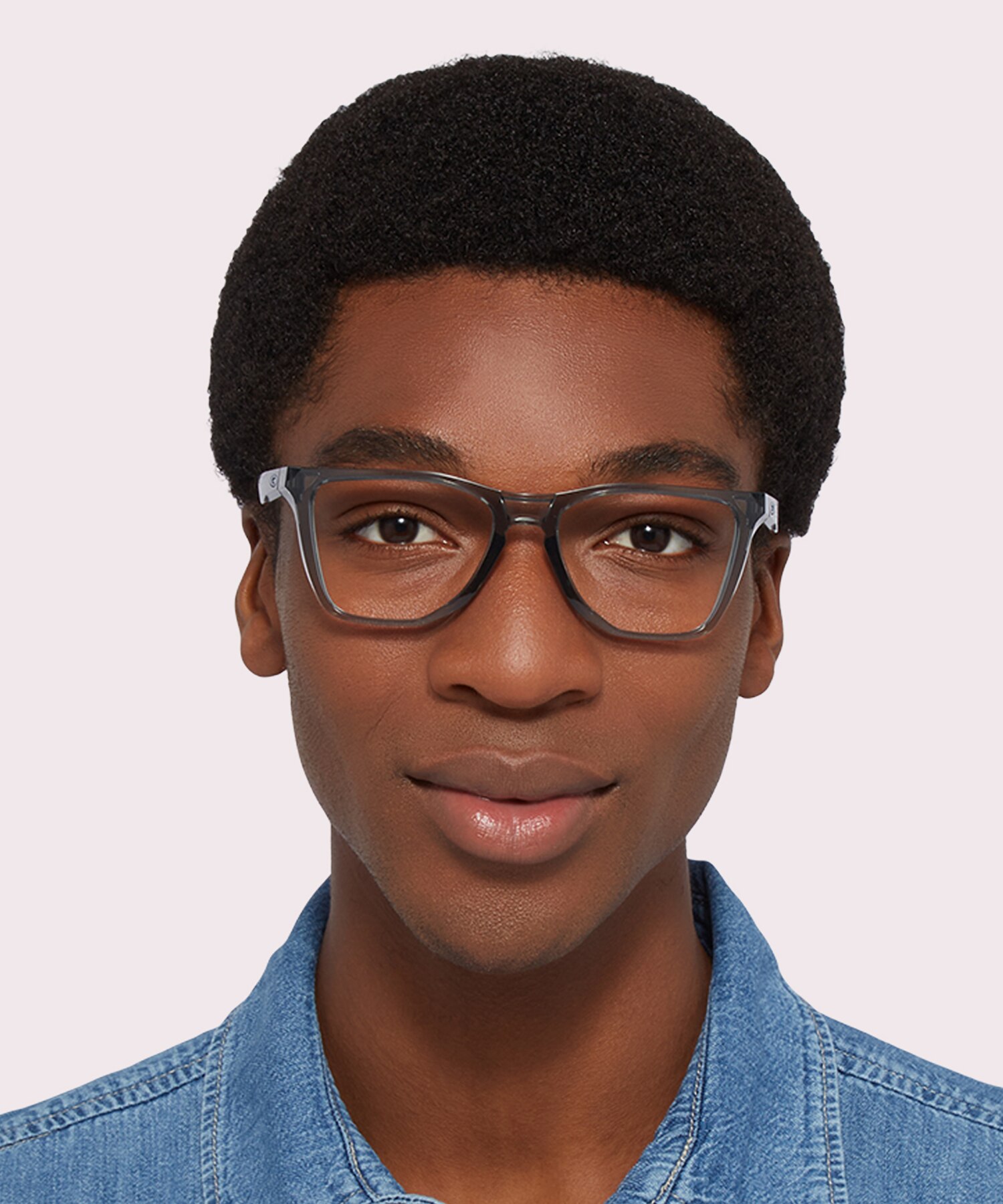 The Cut Grey Shadow PlasticEyeglass Frames for Men for Glasses Direct