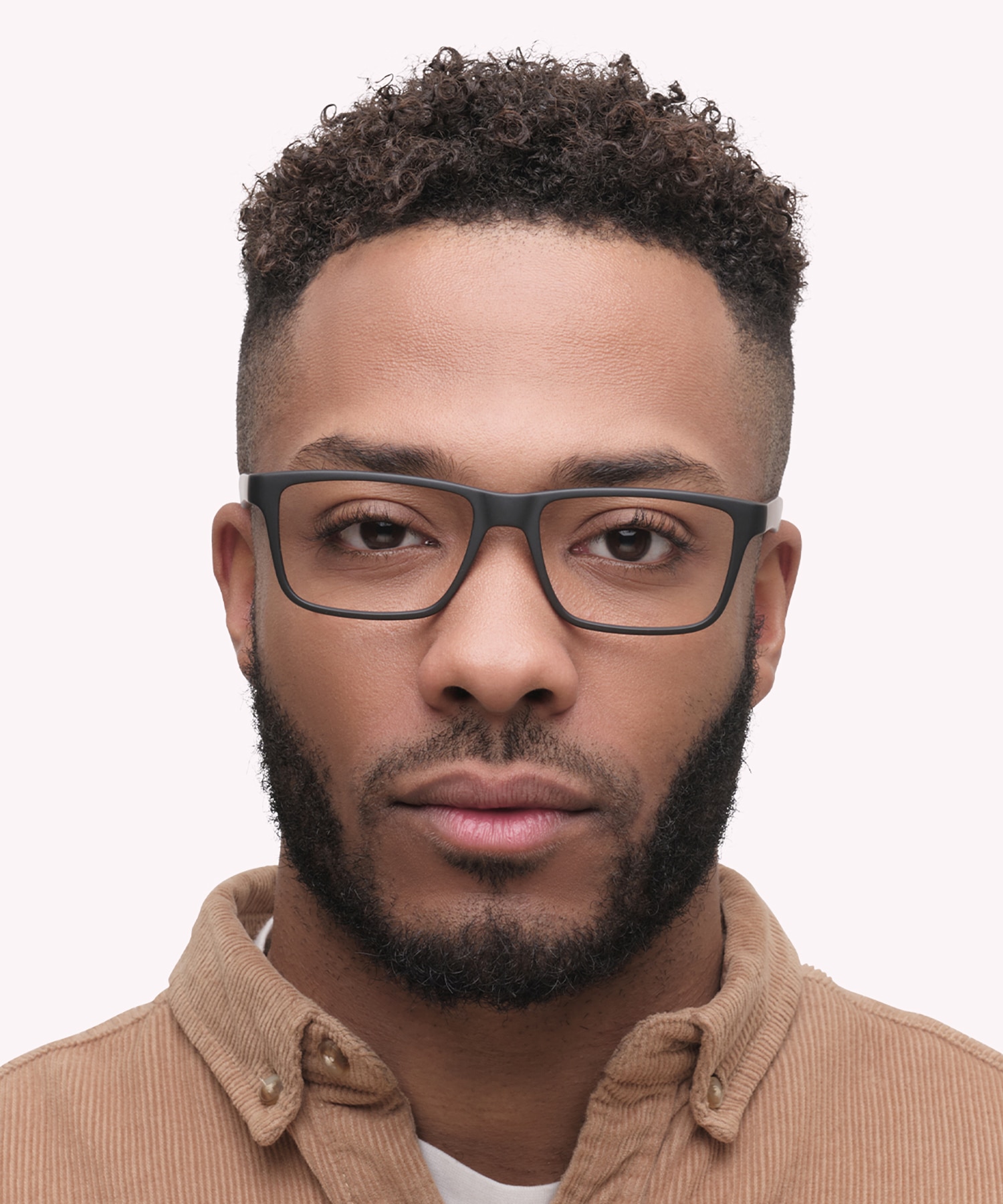 Henry Matte Black & Red PlasticEyeglass Frames for Men for Glasses Direct