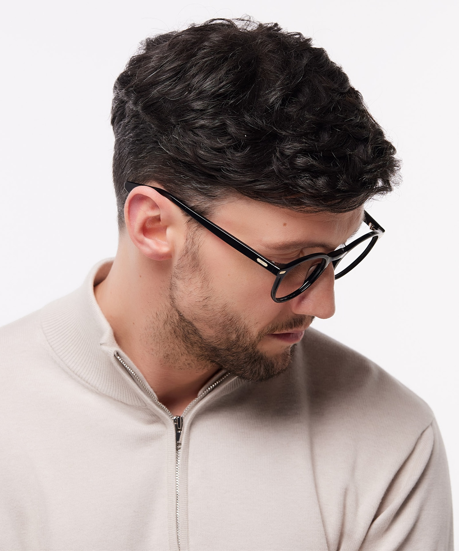 Kian Black AcetateEyeglass Frames for Men for Glasses Direct