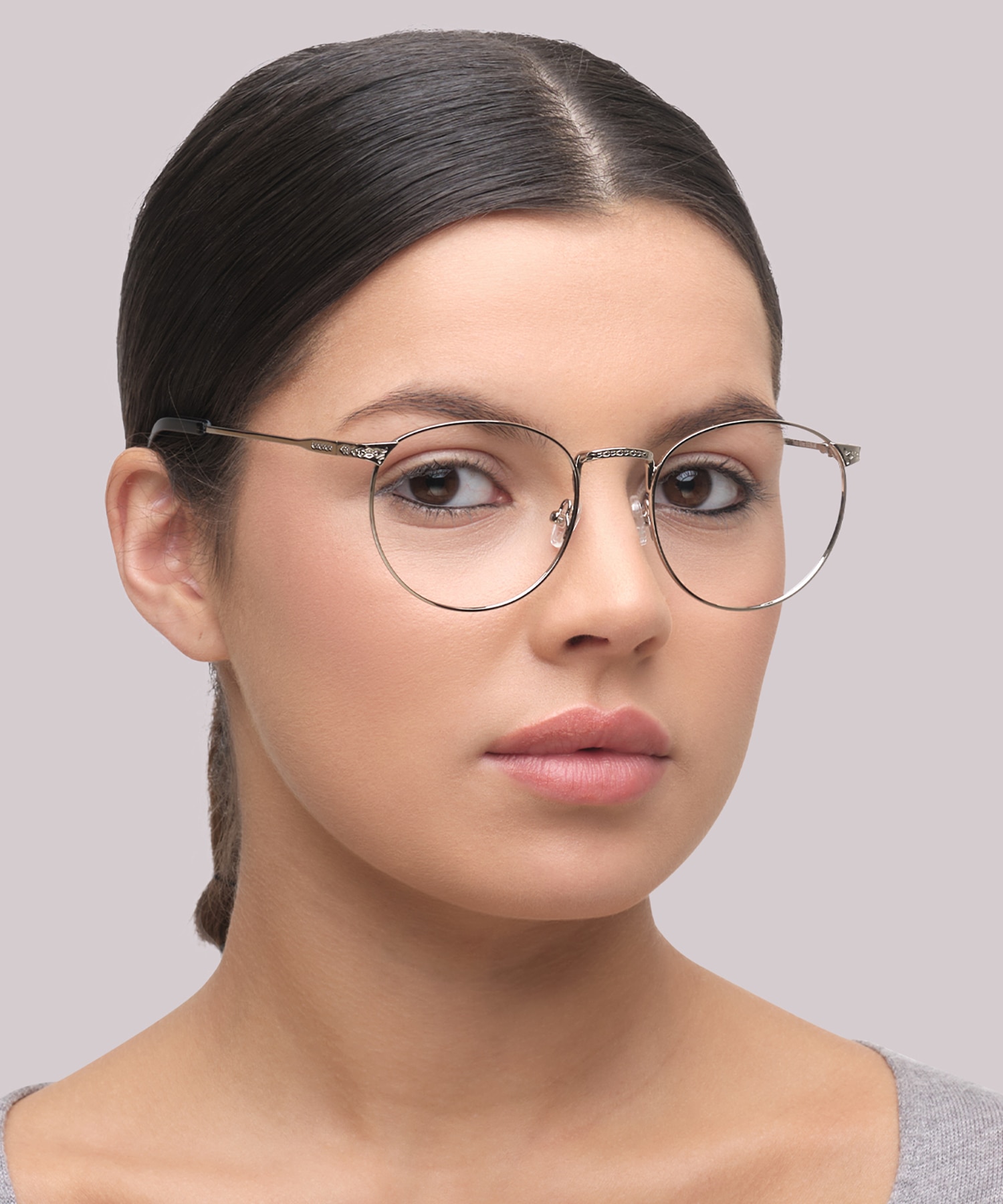 Heath Silver MetalEyeglass Frames for Women for Glasses Direct