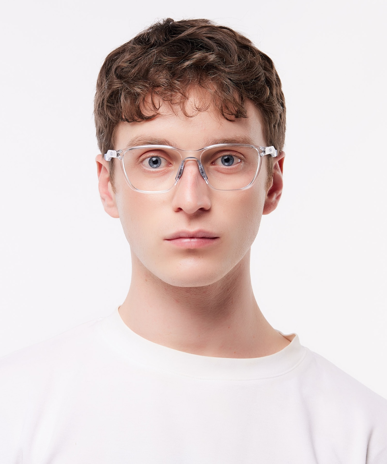 Futurity RS Polished Clear PlasticEyeglass Frames for Men for Glasses Direct