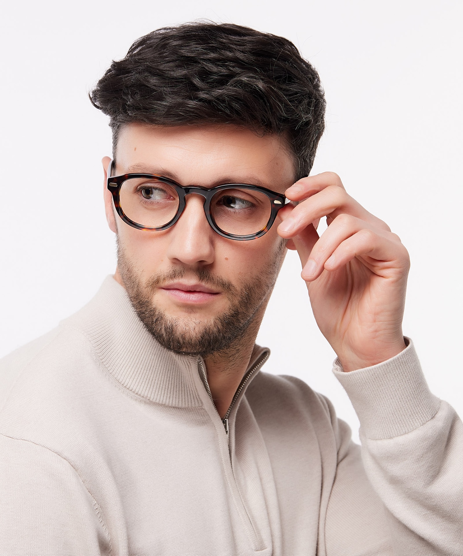 Keanu Havana AcetateEyeglass Frames for Men for Glasses Direct