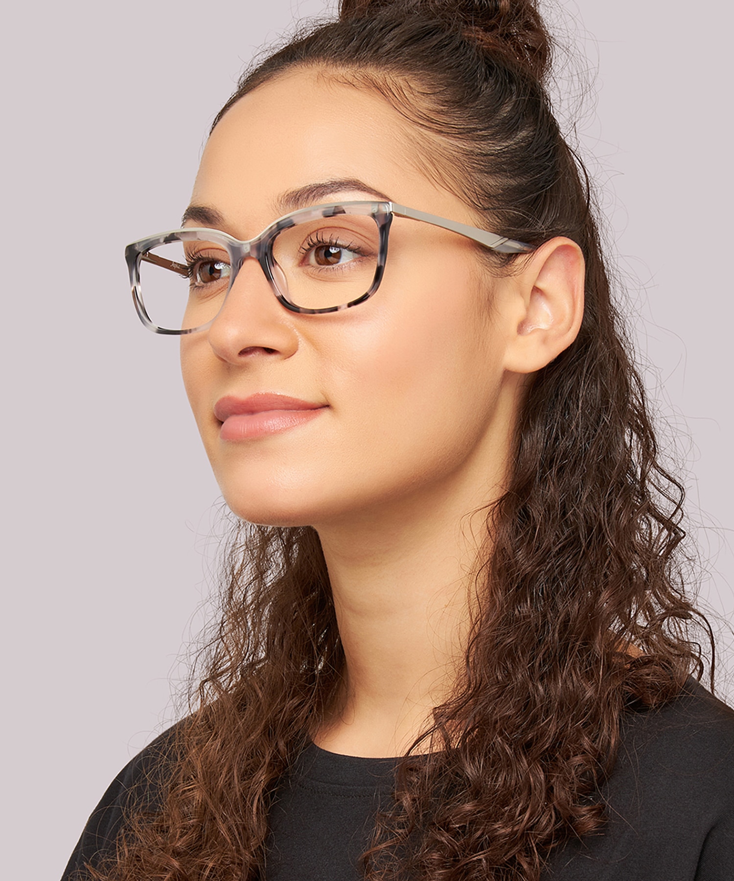 Delores Light Grey Havana AcetateEyeglass Frames for Women for Glasses Direct