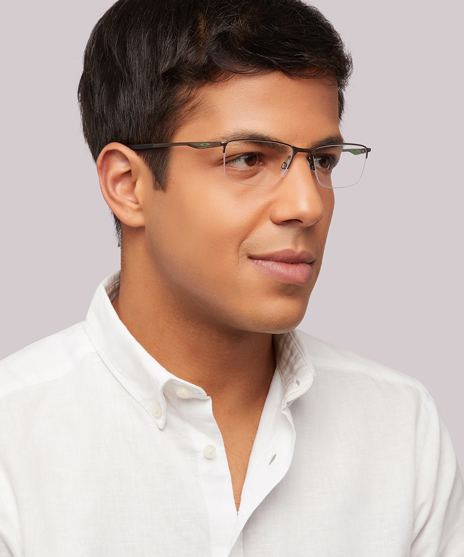 Socket 5.5 Satin Pewter MetalEyeglass Frames for Men for Glasses Direct
