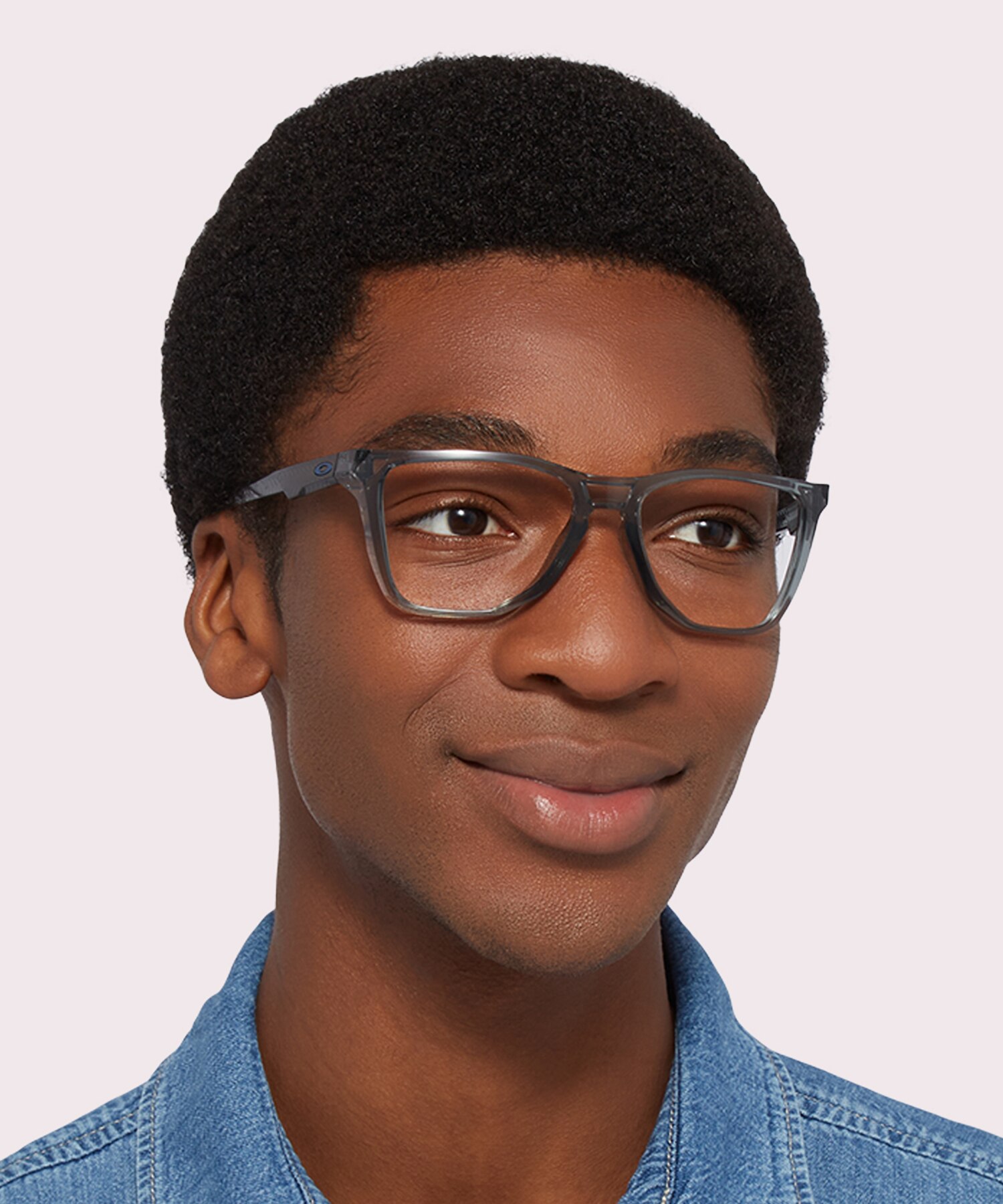 The Cut Grey Shadow PlasticEyeglass Frames for Men for Glasses Direct