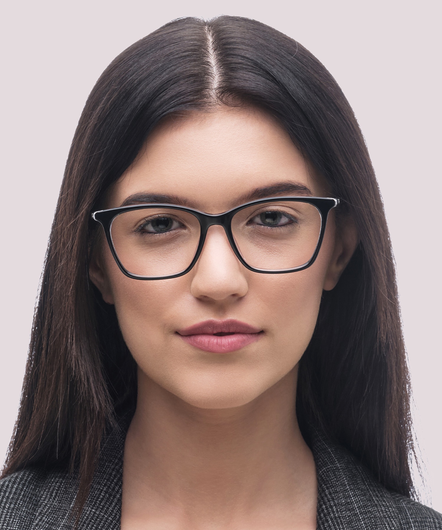 RB5422 Black On Transparent AcetateEyeglass Frames for Women for Glasses Direct