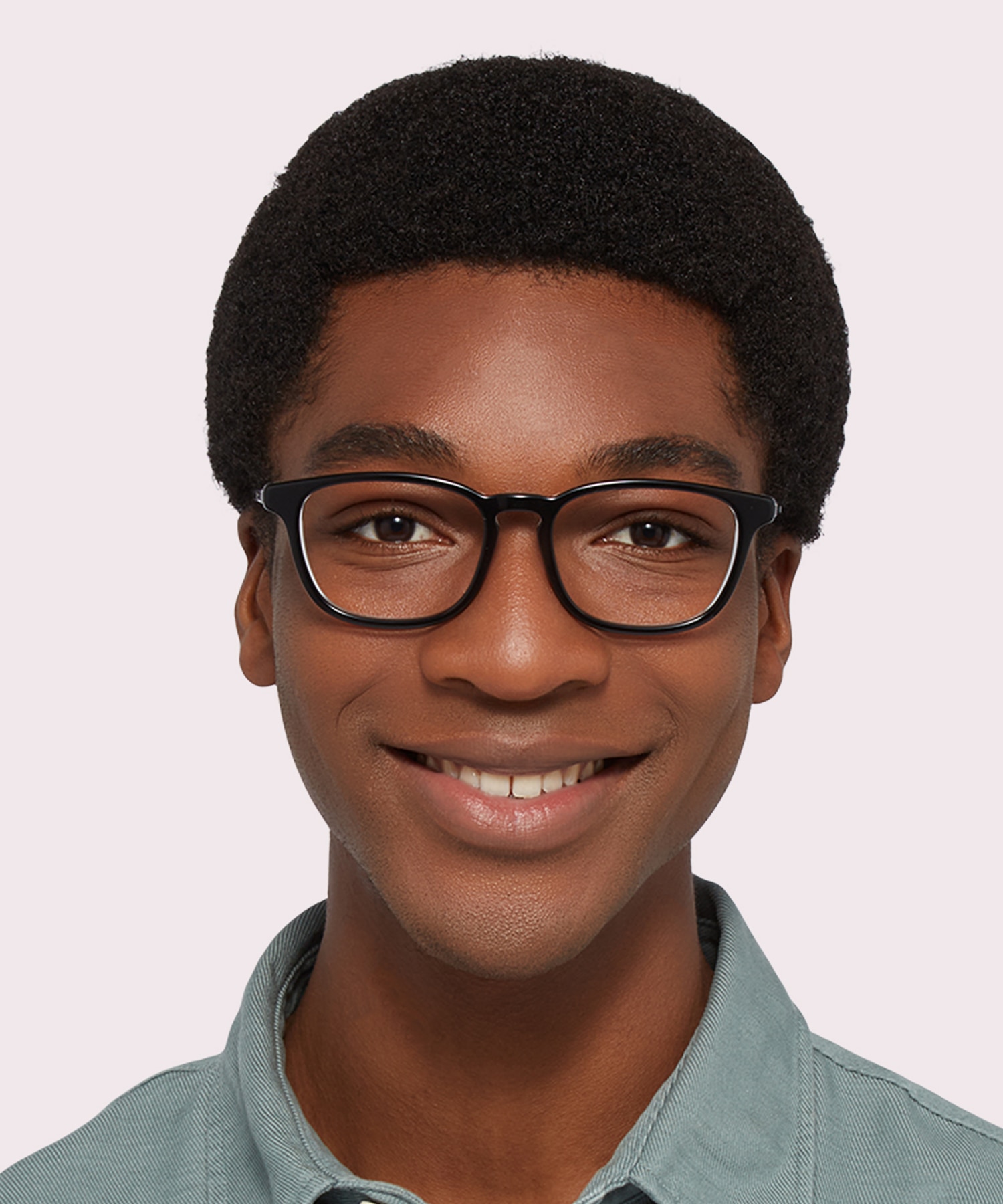 PH2253 Shiny Black On Crystal AcetateEyeglass Frames for Men for Glasses Direct