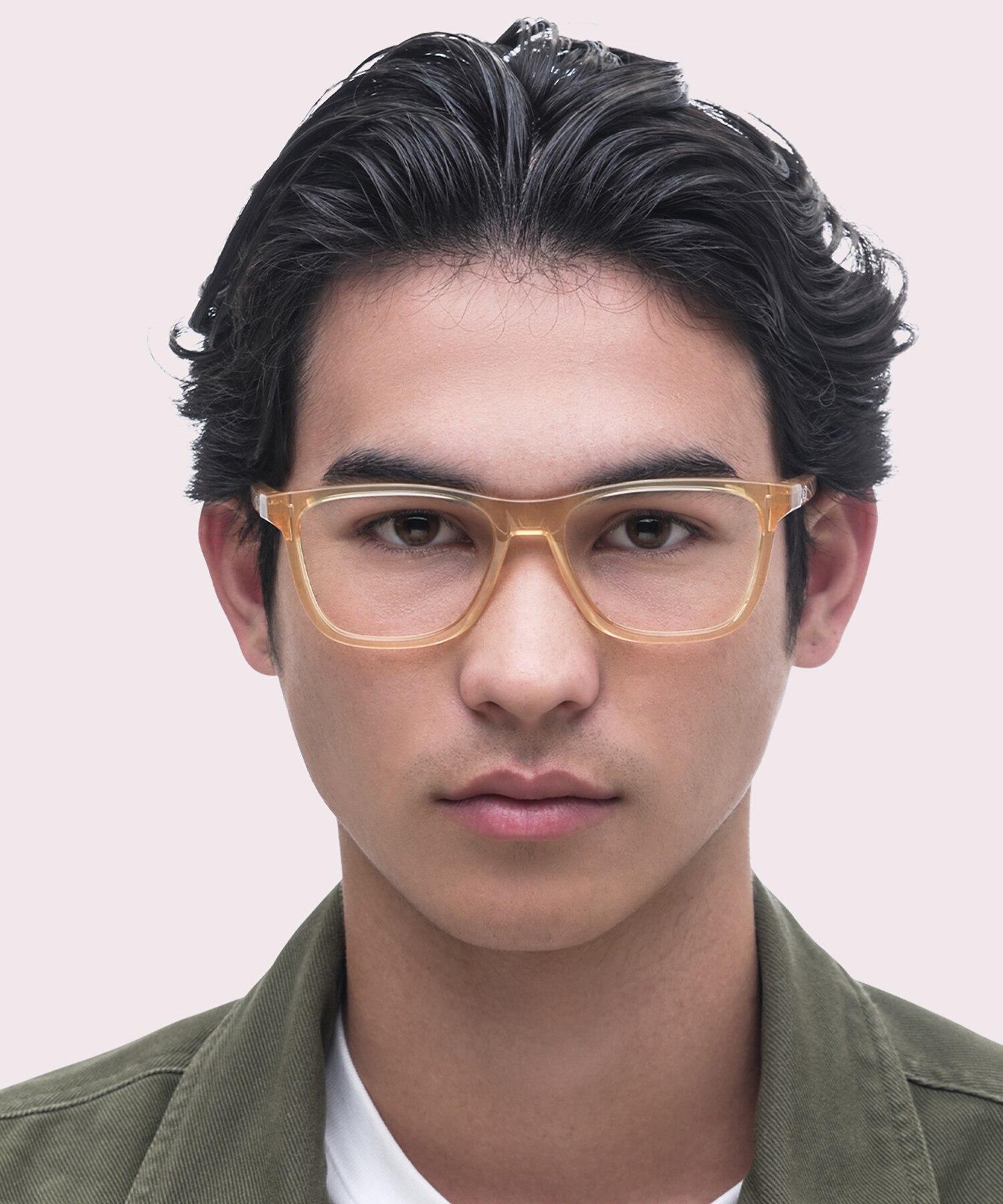 Centerboard Discover Collection Polished Light Curry PlasticEyeglass Frames for Men for Glasses Direct