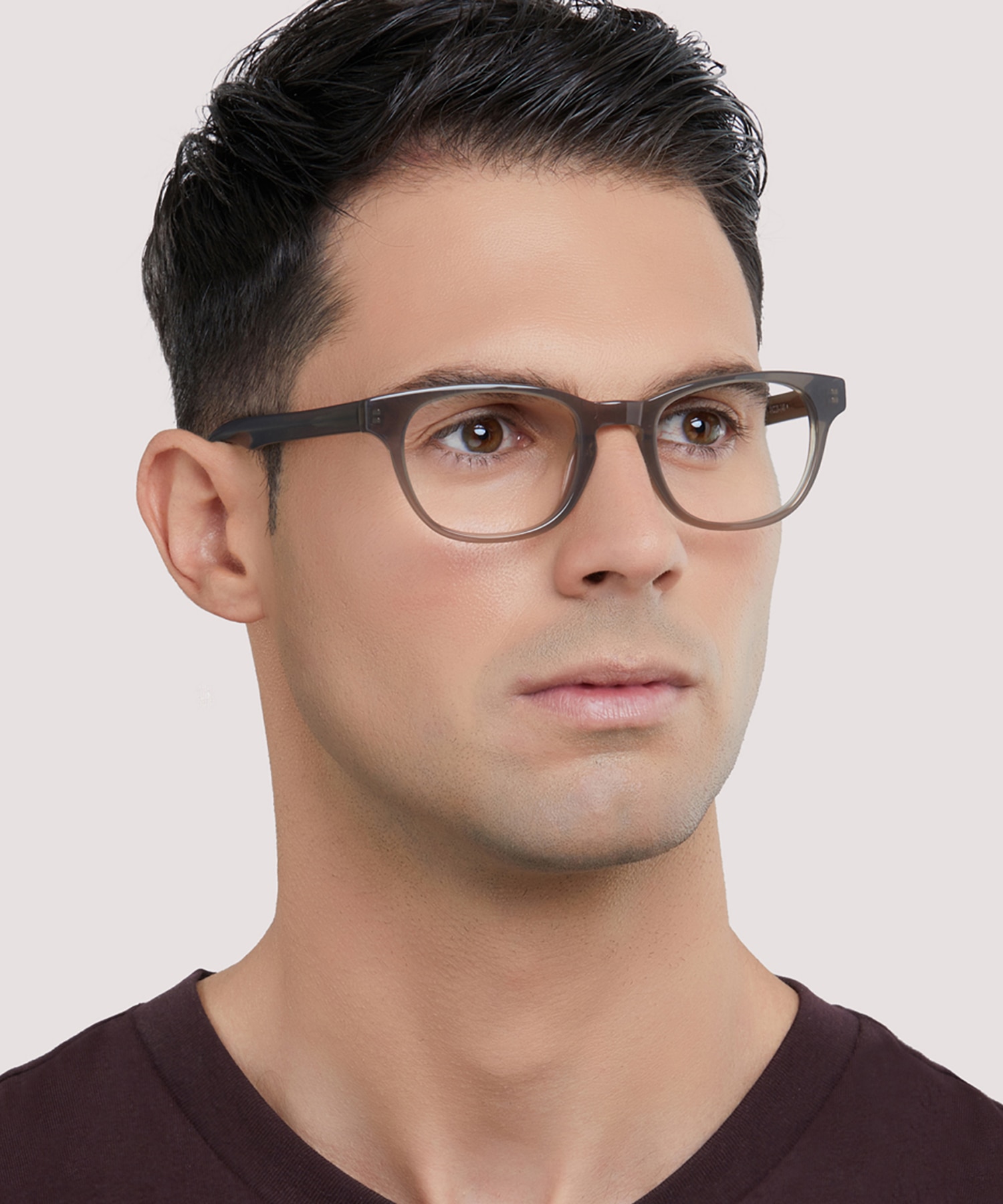 Andi Grey AcetateEyeglass Frames for Men for Glasses Direct