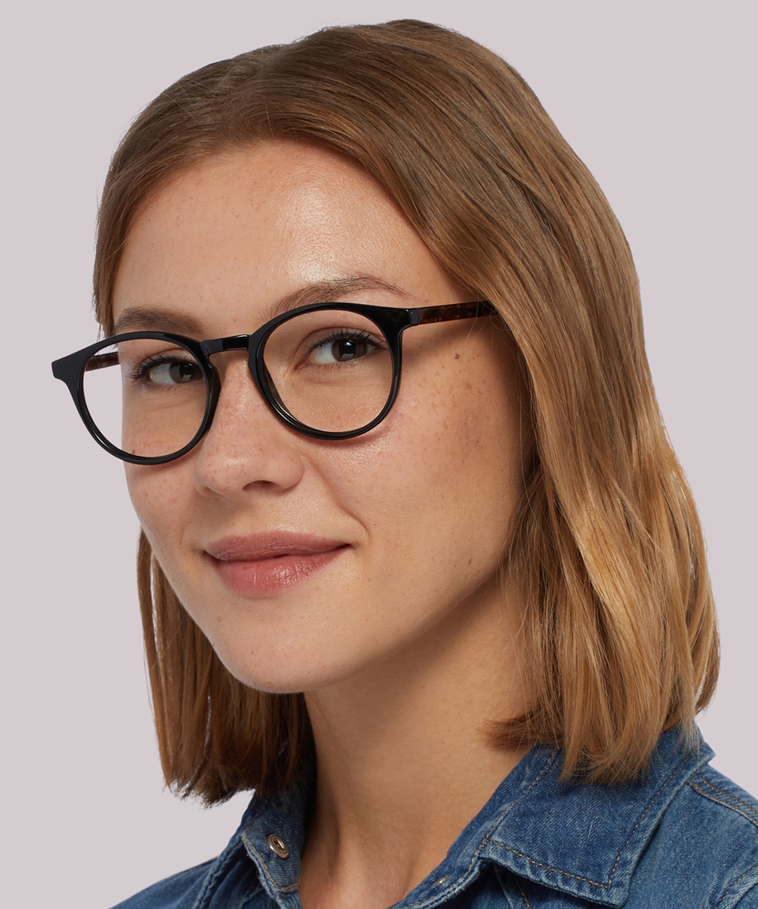 Deon Black PlasticEyeglass Frames for Women for Glasses Direct