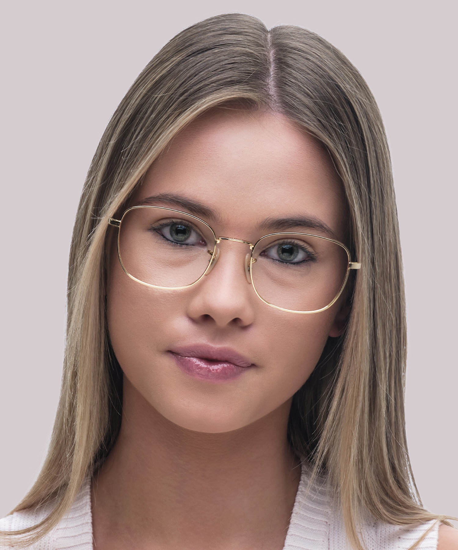 RB6497 Optics Arista Gold MetalEyeglass Frames for Women for Glasses Direct