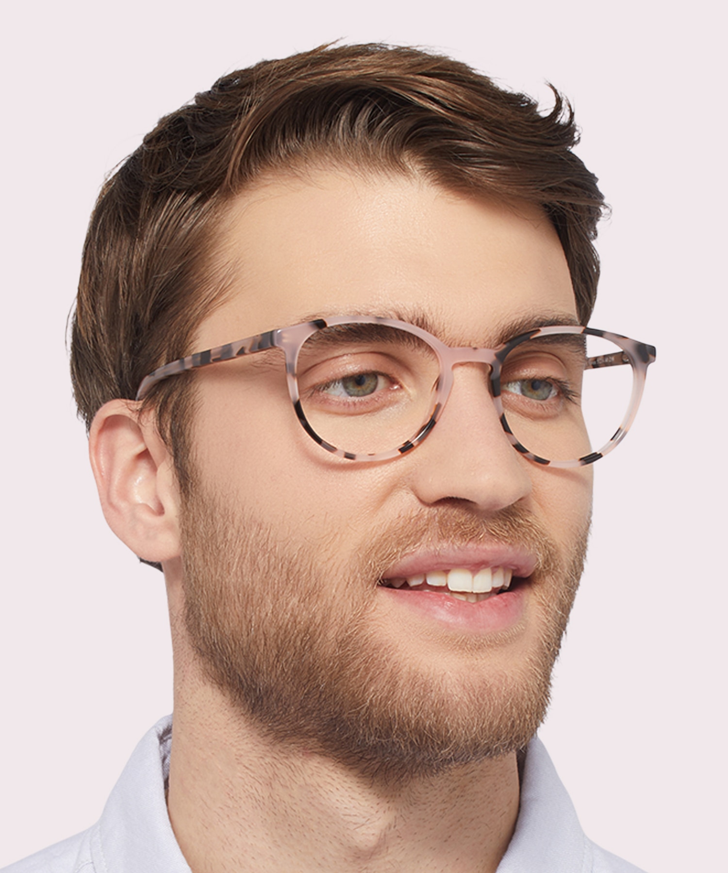Petunia Pink Havana AcetateEyeglass Frames for Men for Glasses Direct