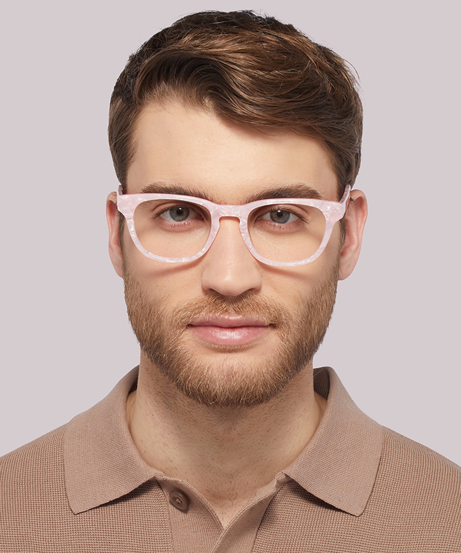 Andi Pink Opal AcetateEyeglass Frames for Men for Glasses Direct