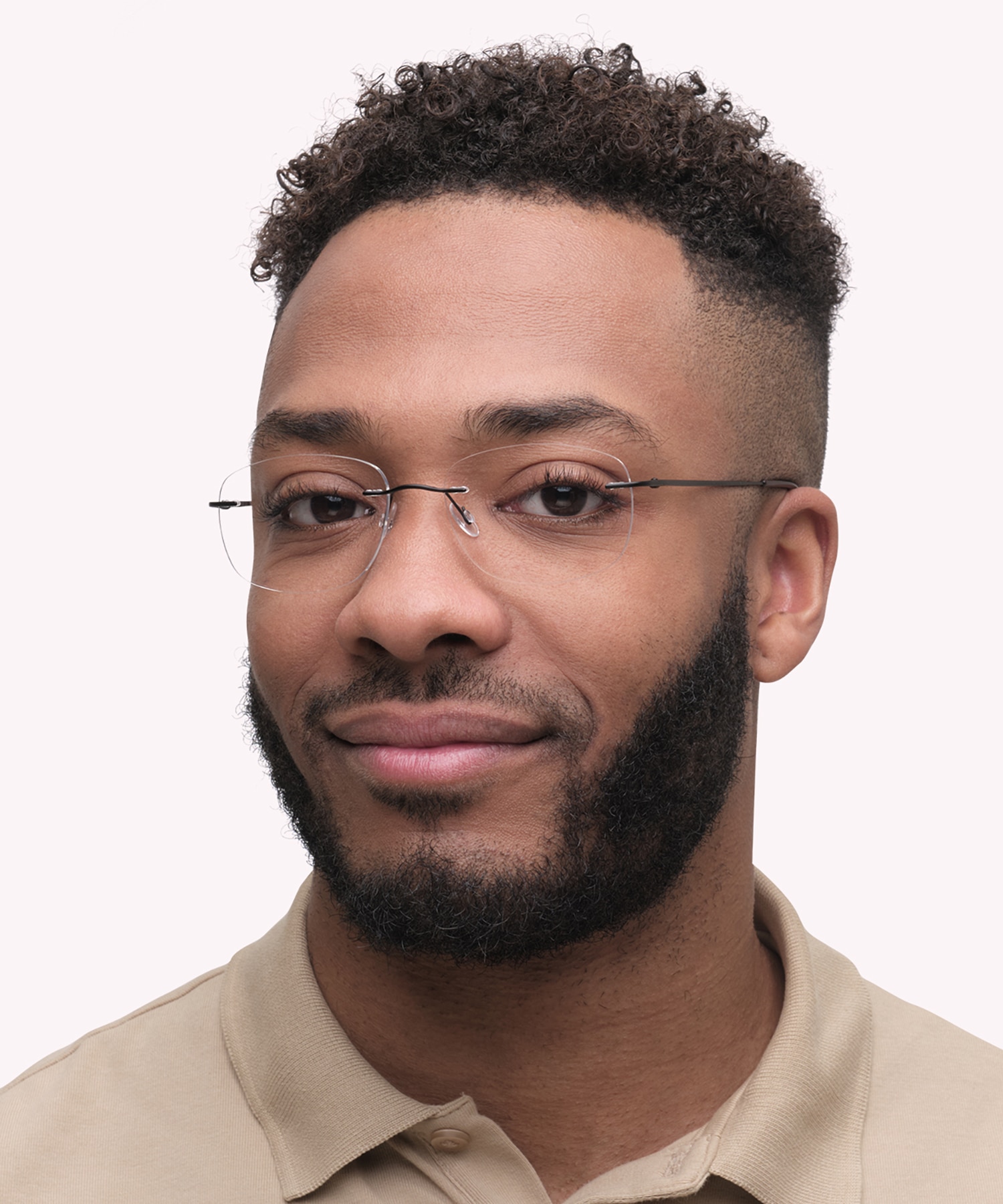 Clover Black MetalEyeglass Frames for Men for Glasses Direct