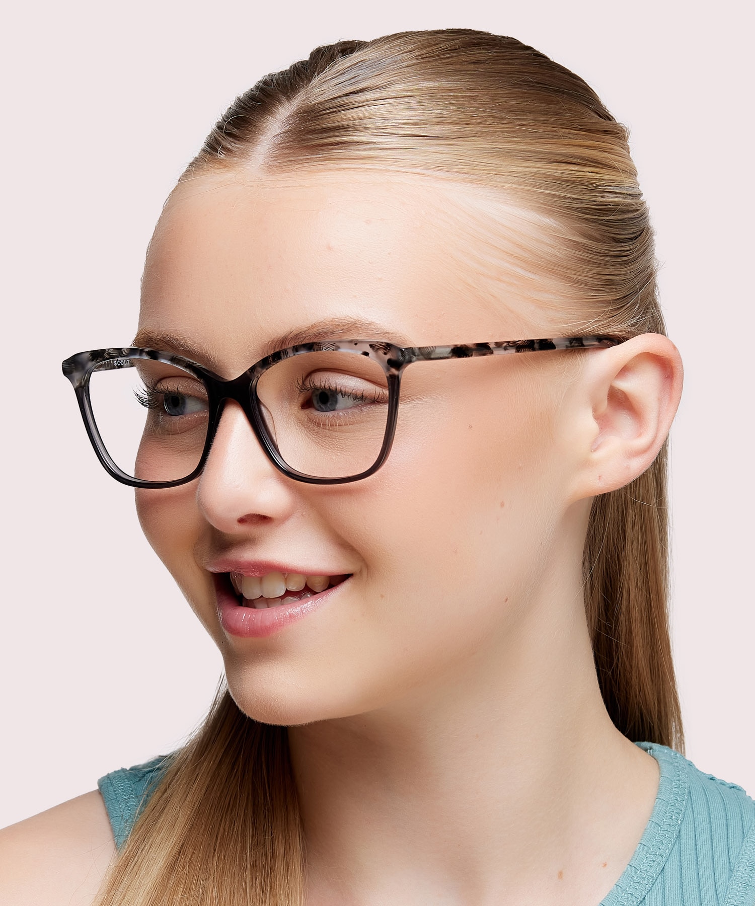 Pantheon Grey AcetateEyeglass Frames for Women for Glasses Direct