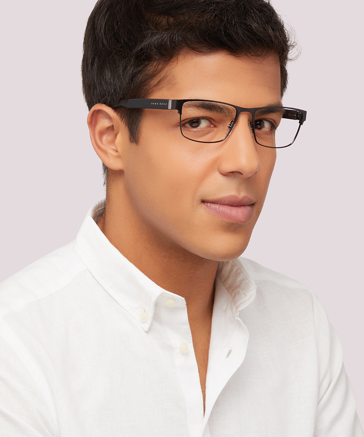 BOSS 1040 Black MetalEyeglass Frames for Men for Glasses Direct