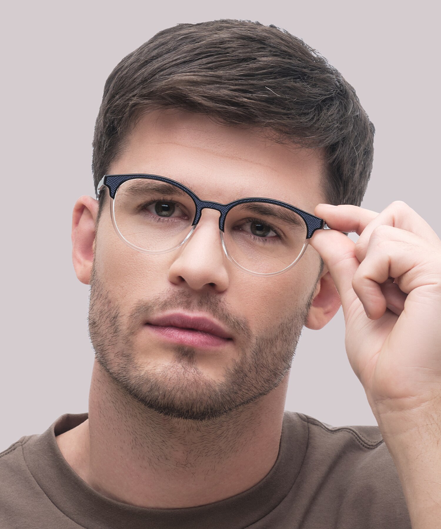 Harrow Blue AcetateEyeglass Frames for Men for Glasses Direct