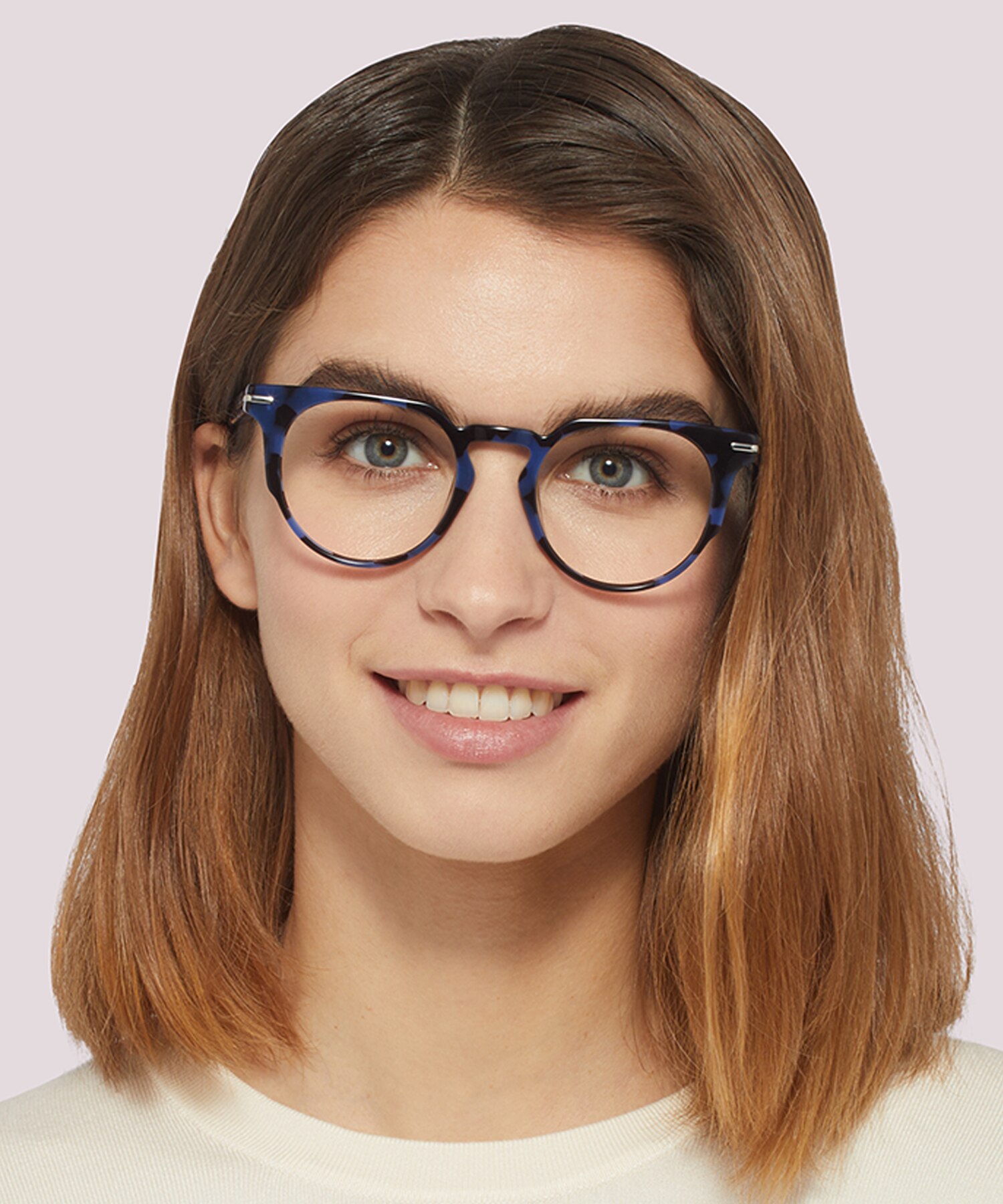 Goldhawk Blue Havana AcetateSunglass Frames for Women for Glasses Direct