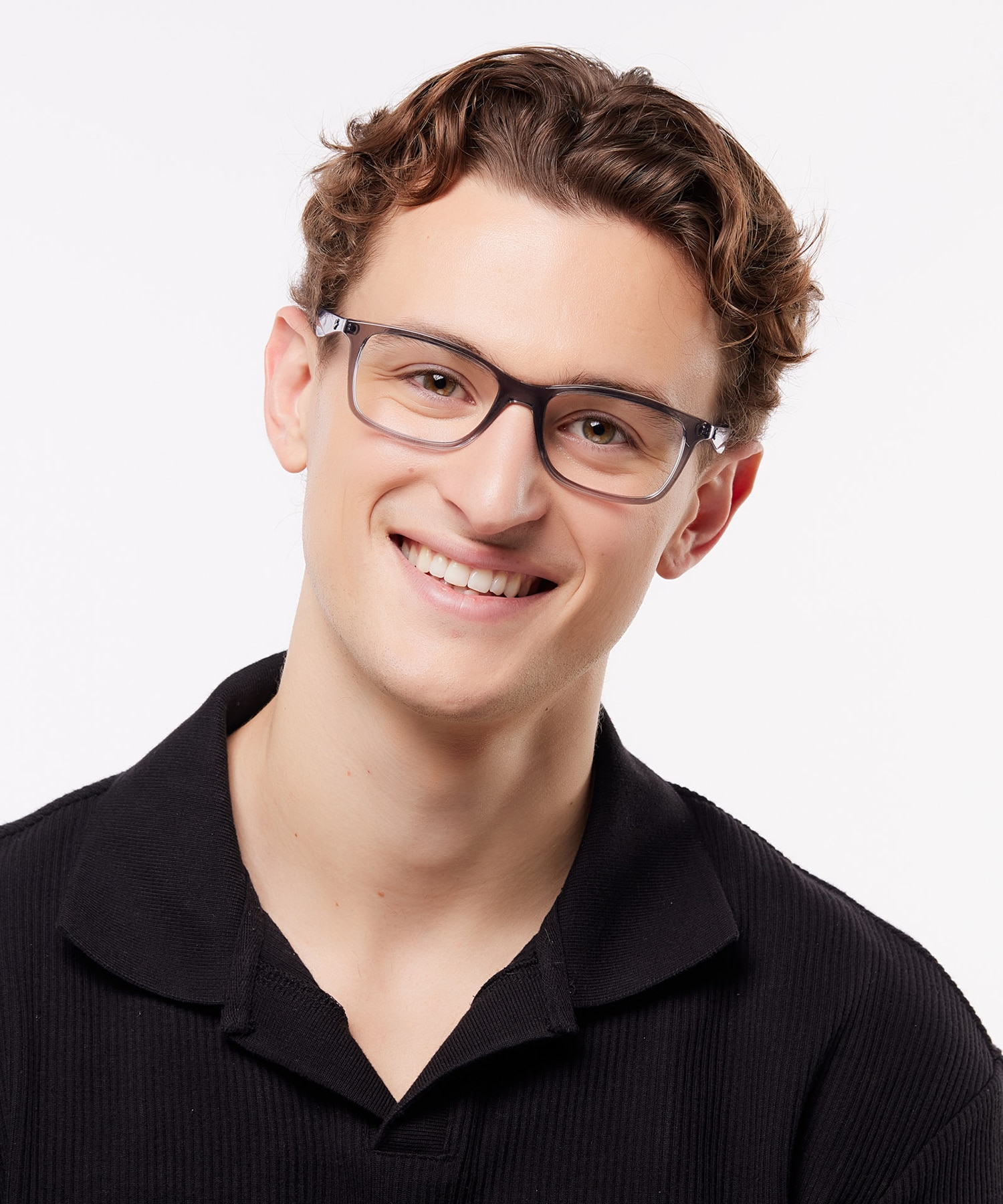 RB7047 Optics Transparent Grey PlasticEyeglass Frames for Men for Glasses Direct