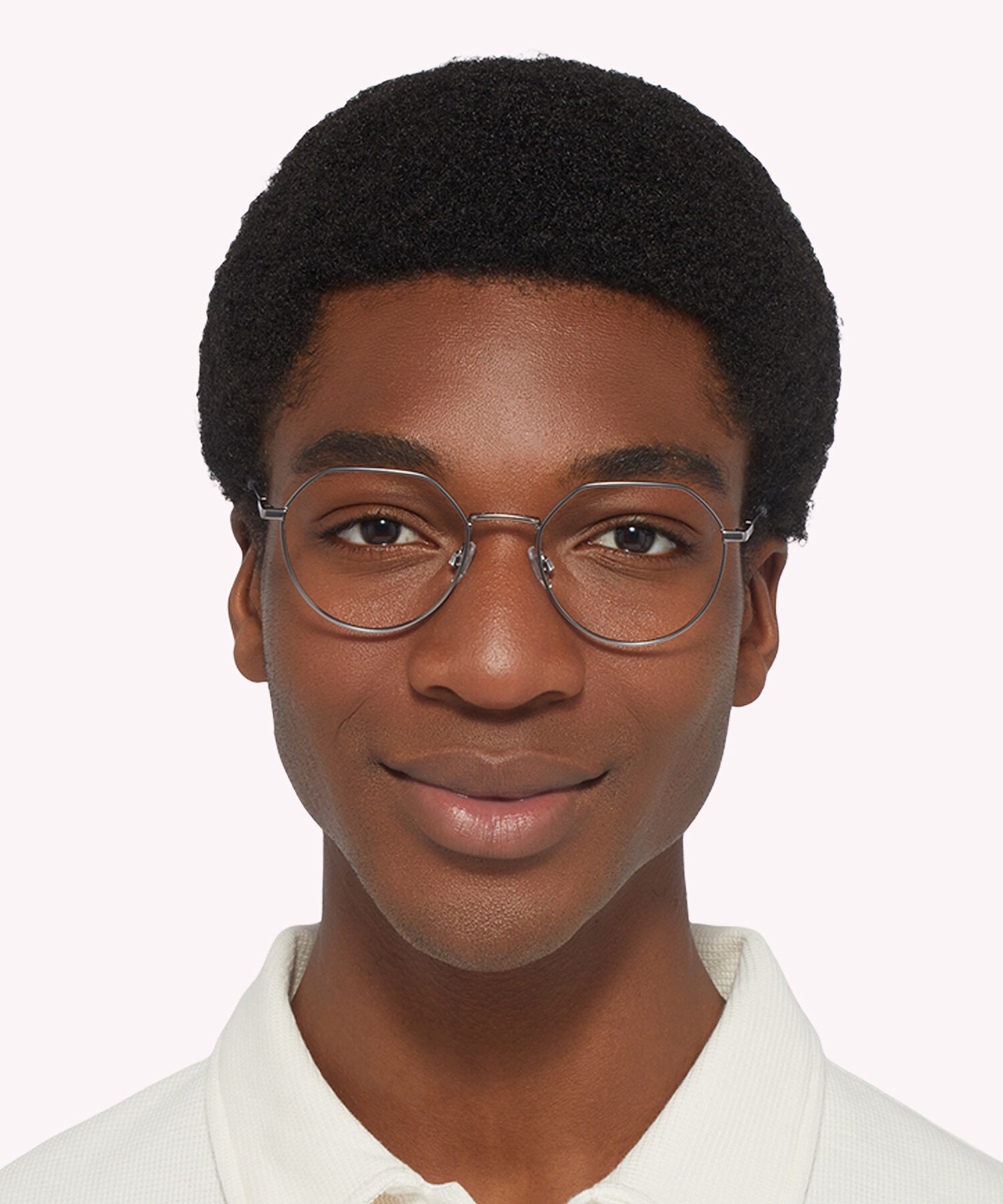 TJ 0090 Silver MetalEyeglass Frames for Men for Glasses Direct