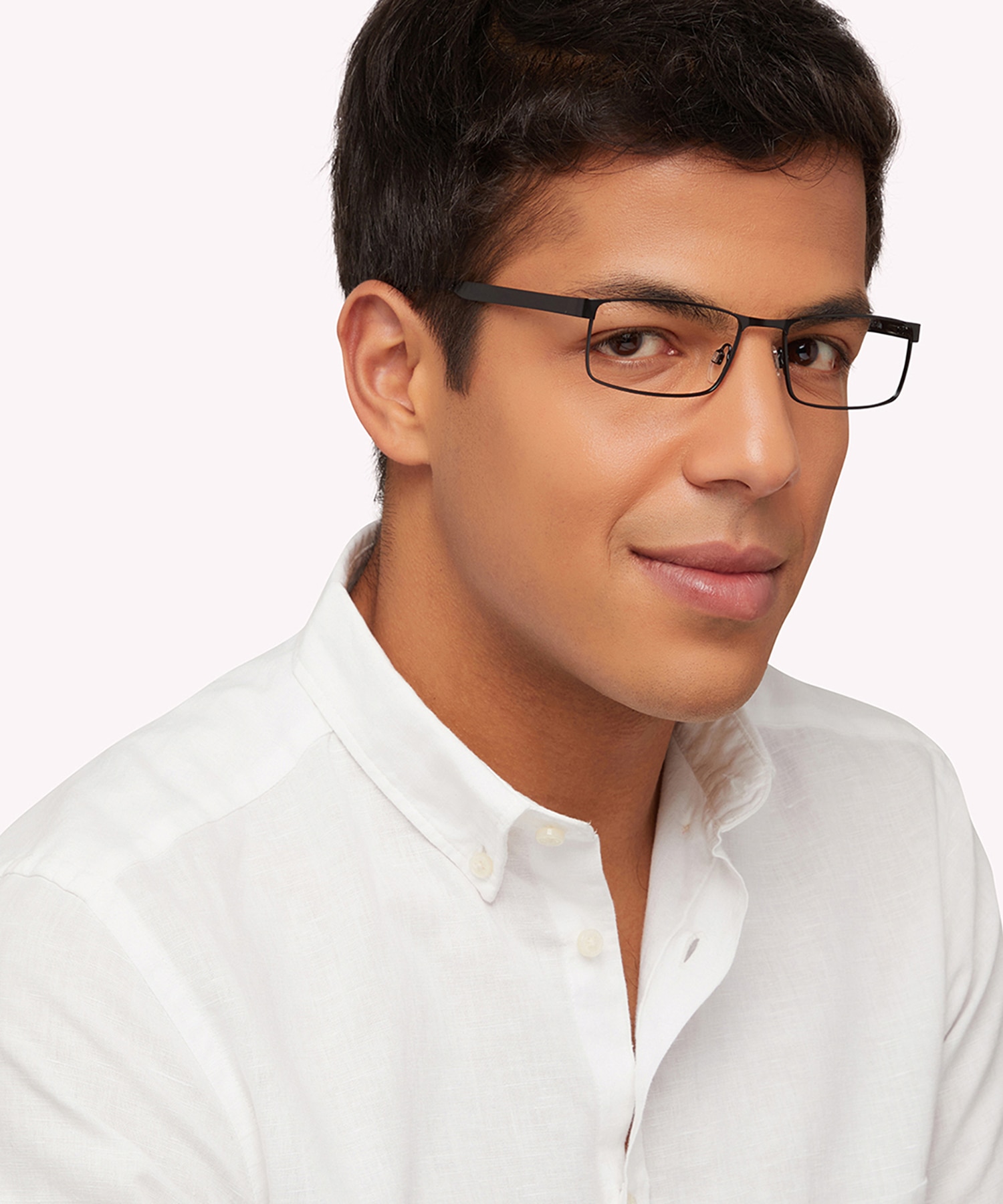 Digby Matte Black MetalEyeglass Frames for Men for Glasses Direct