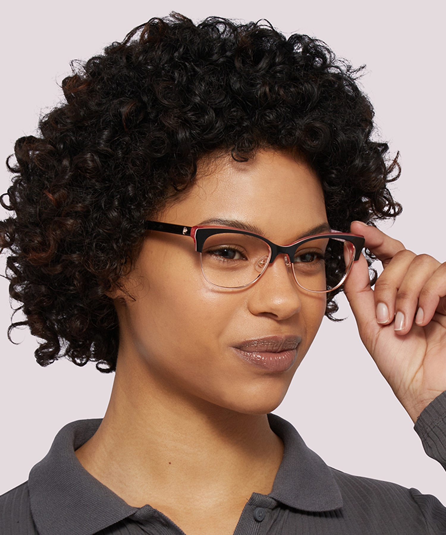 Muriel/G Black Multi AcetateEyeglass Frames for Women for Glasses Direct