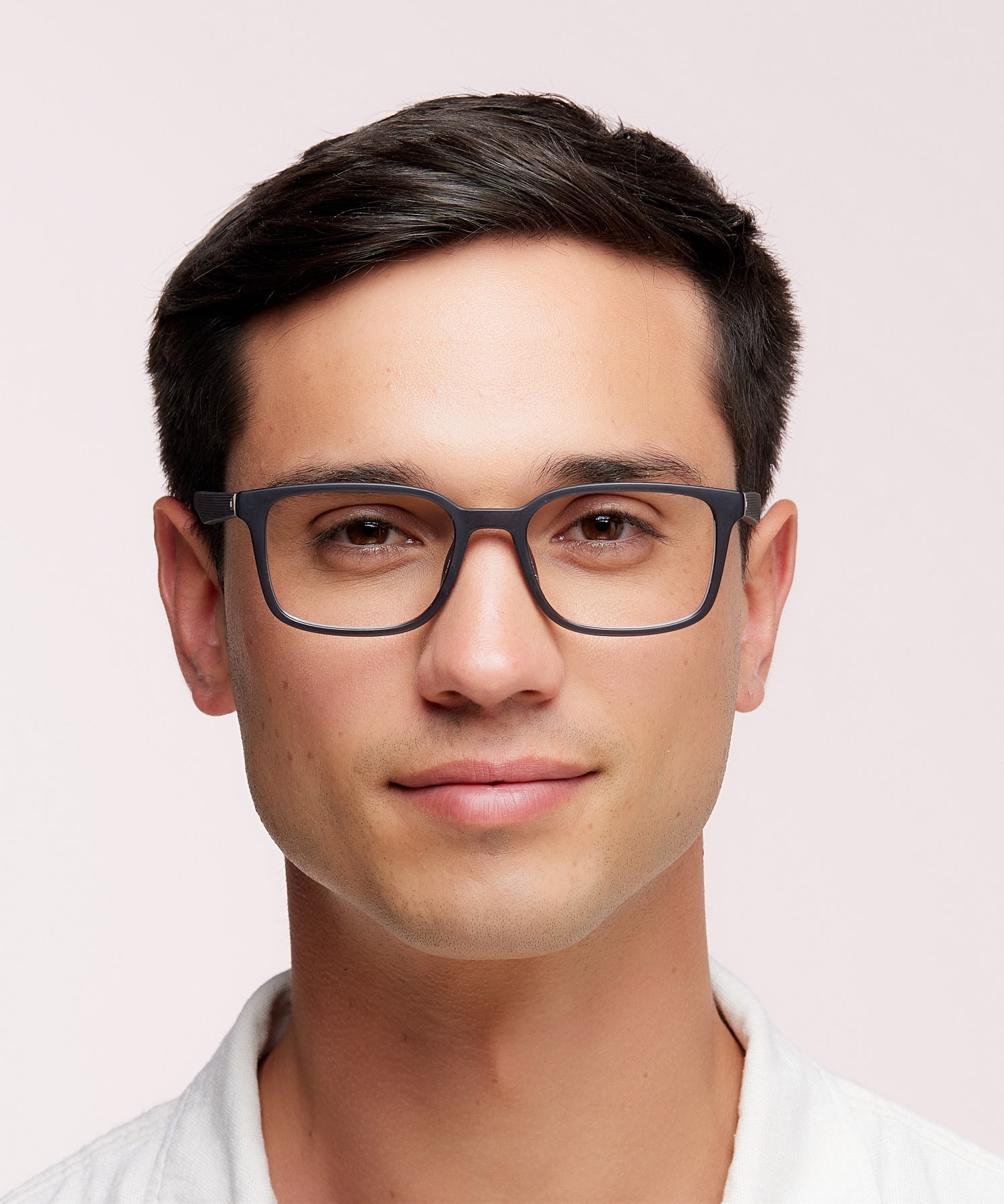 TH 2049 Silver PlasticEyeglass Frames for Men for Glasses Direct