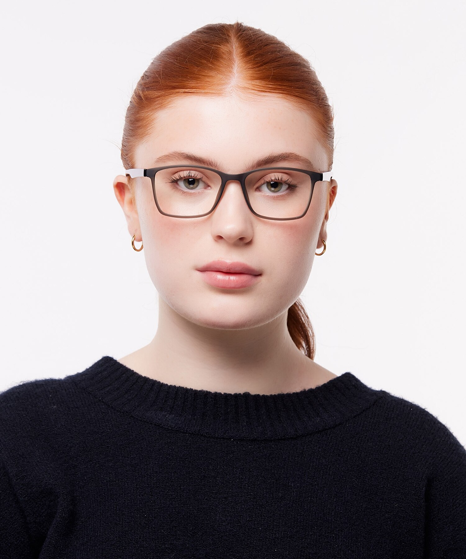 Kennedy Dark Grey PlasticEyeglass Frames for Women for Glasses Direct