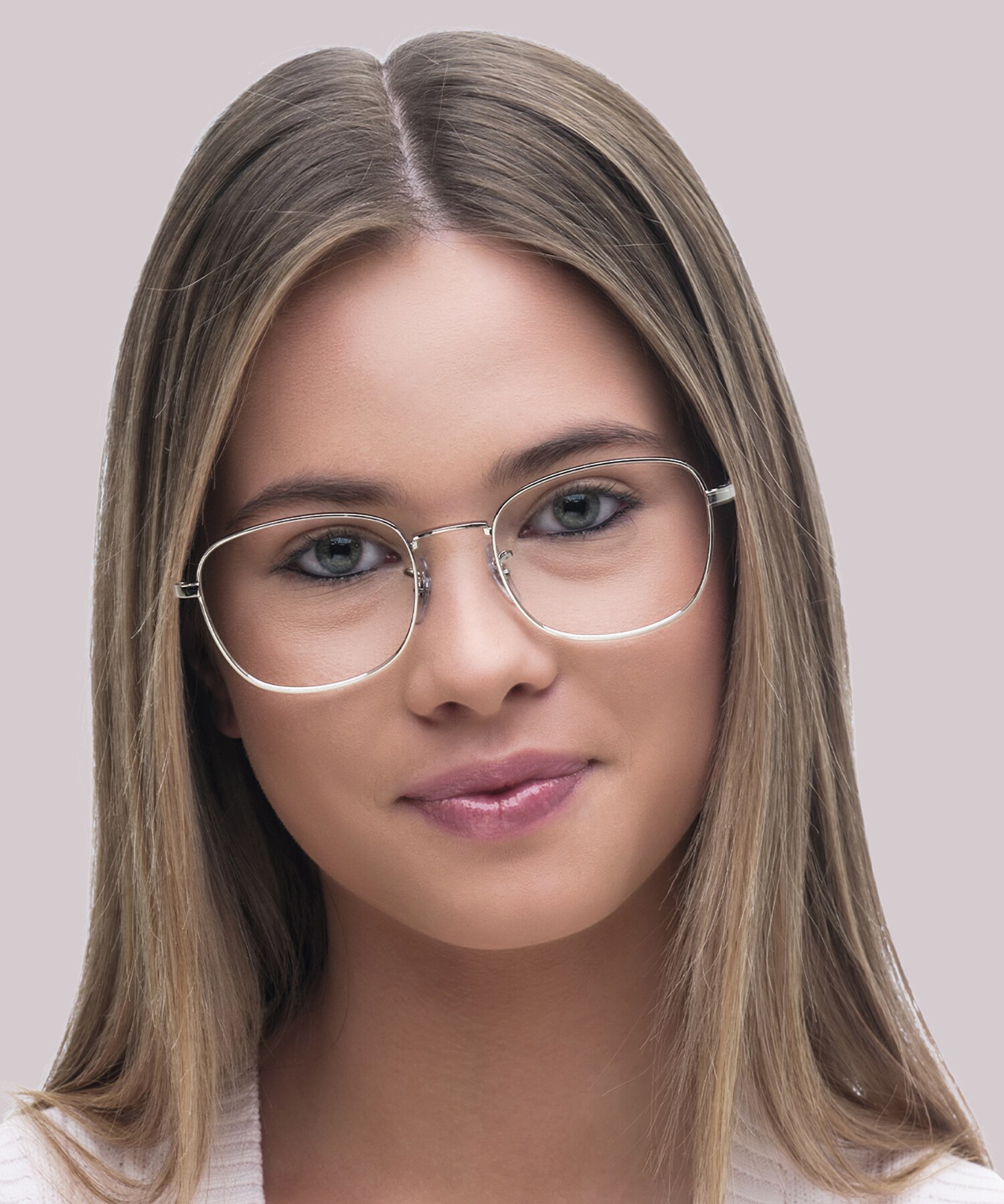 RB6497 Silver MetalEyeglass Frames for Women for Glasses Direct