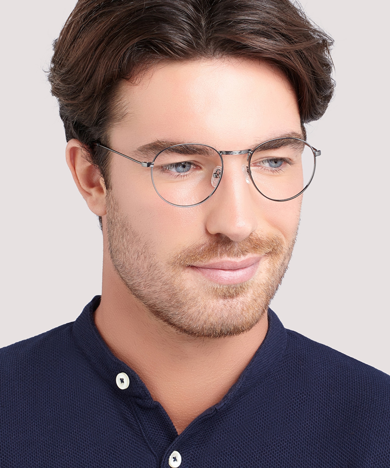 Camden Gunmetal MetalEyeglass Frames for Men for Glasses Direct