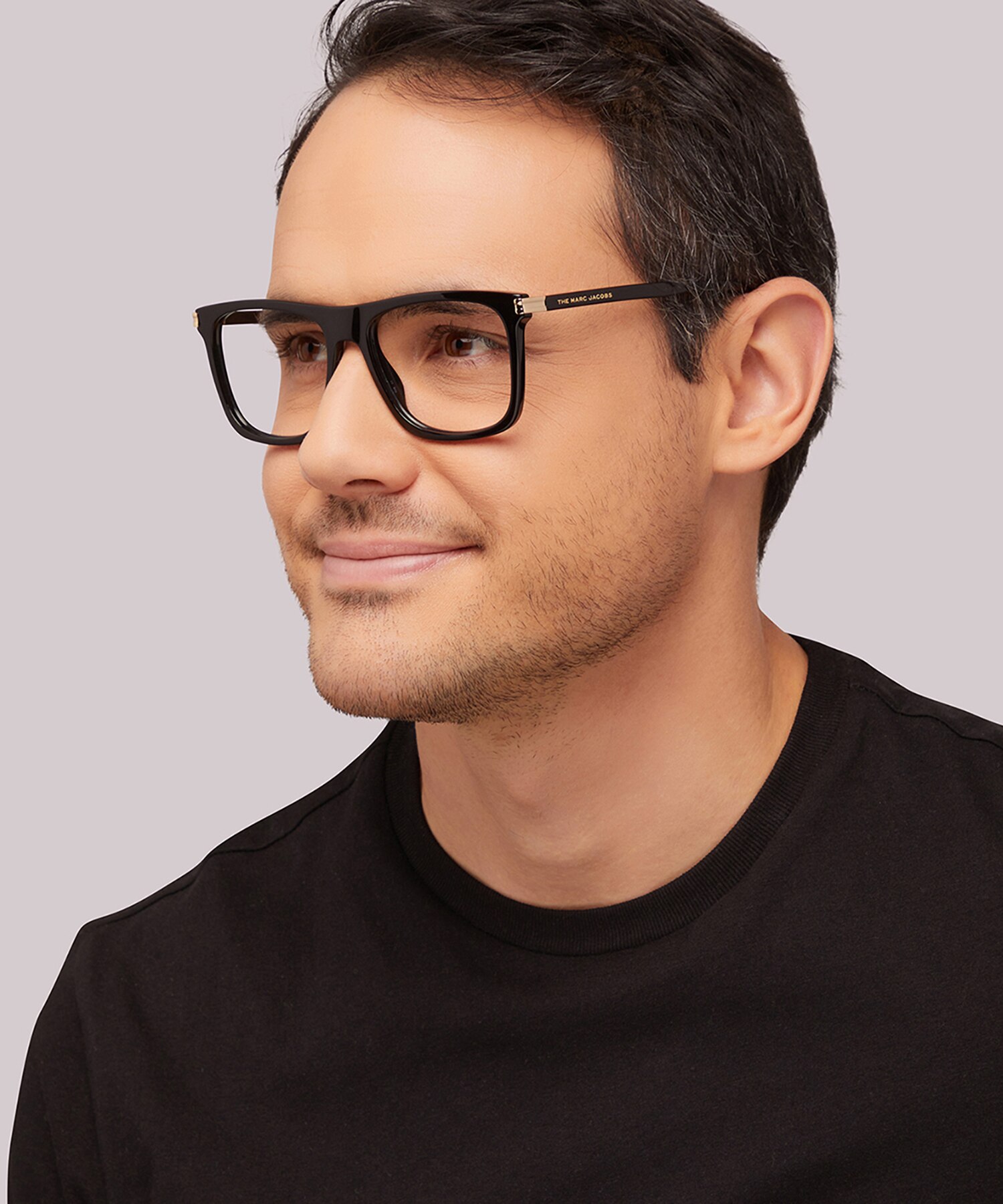 MARC 546 Black AcetateEyeglass Frames for Men for Glasses Direct