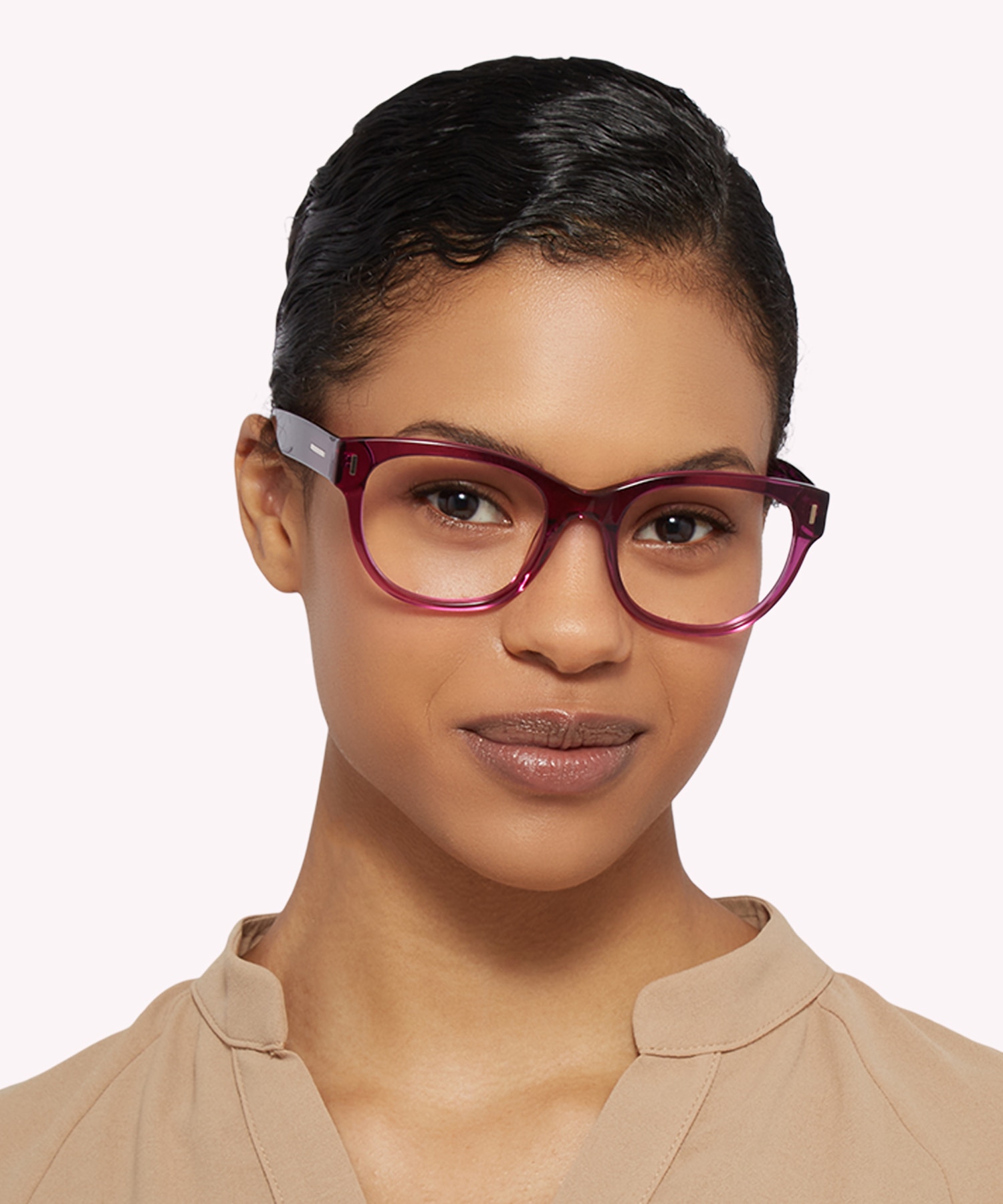 Gabriella Crystal Pink AcetateEyeglass Frames for Women for Glasses Direct