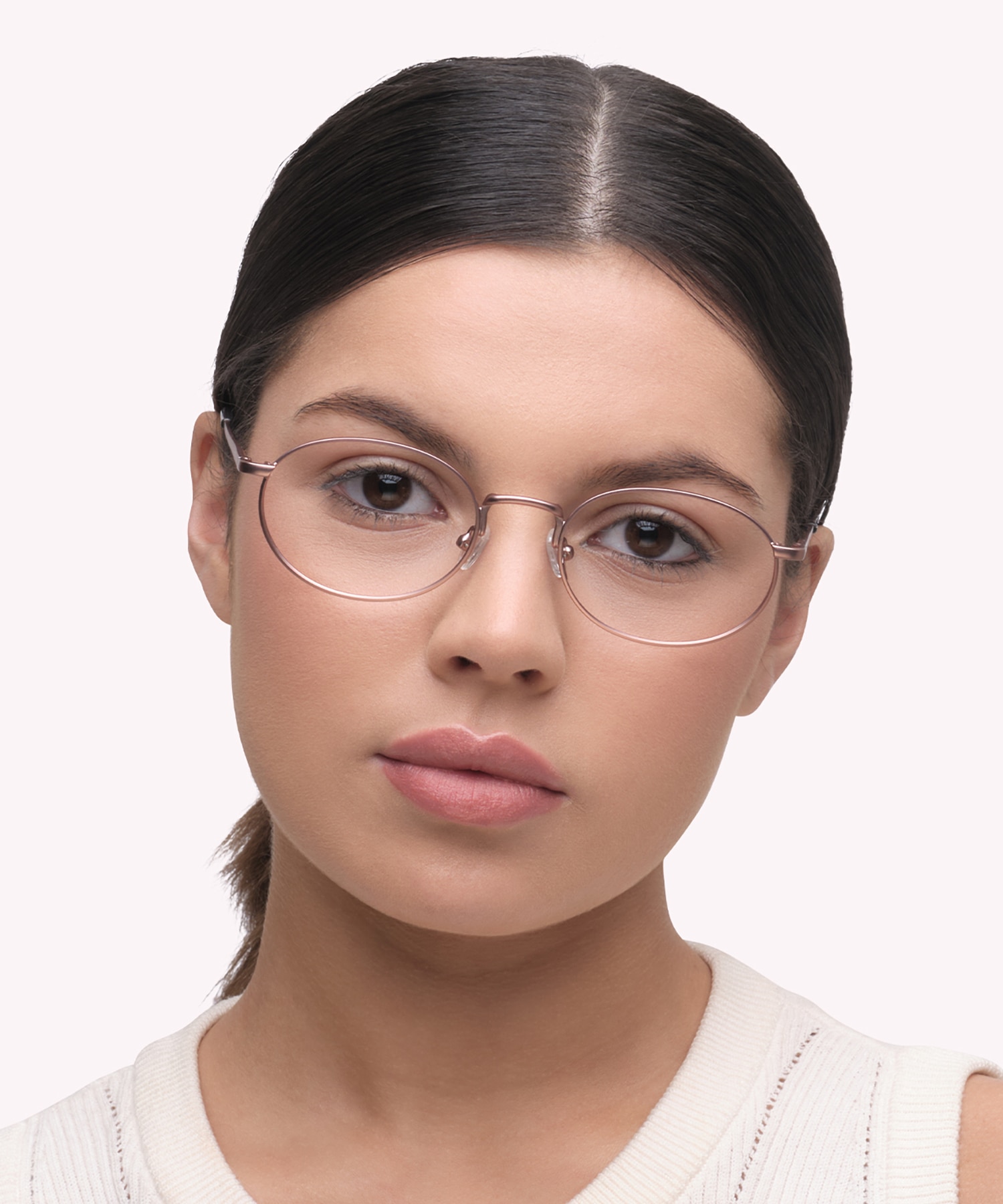 Hawkins Matte Rose Gold MetalEyeglass Frames for Women for Glasses Direct